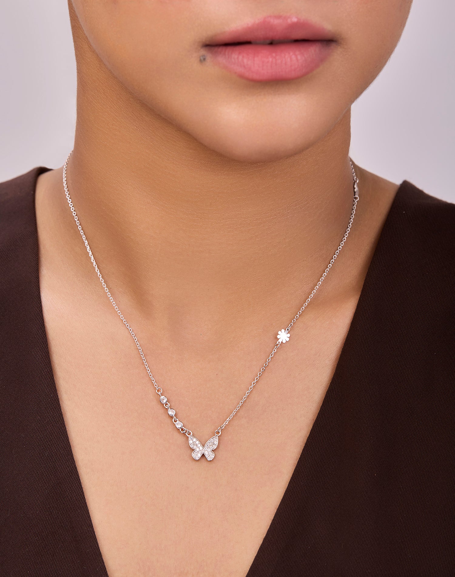 Silver Dream Wing Pendant Chain