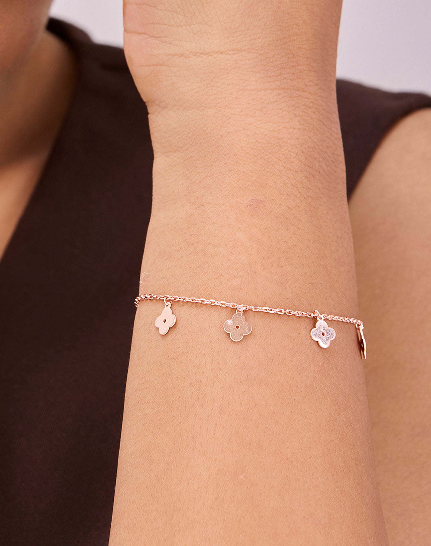 Rose Garden Whisper Charm bracelet