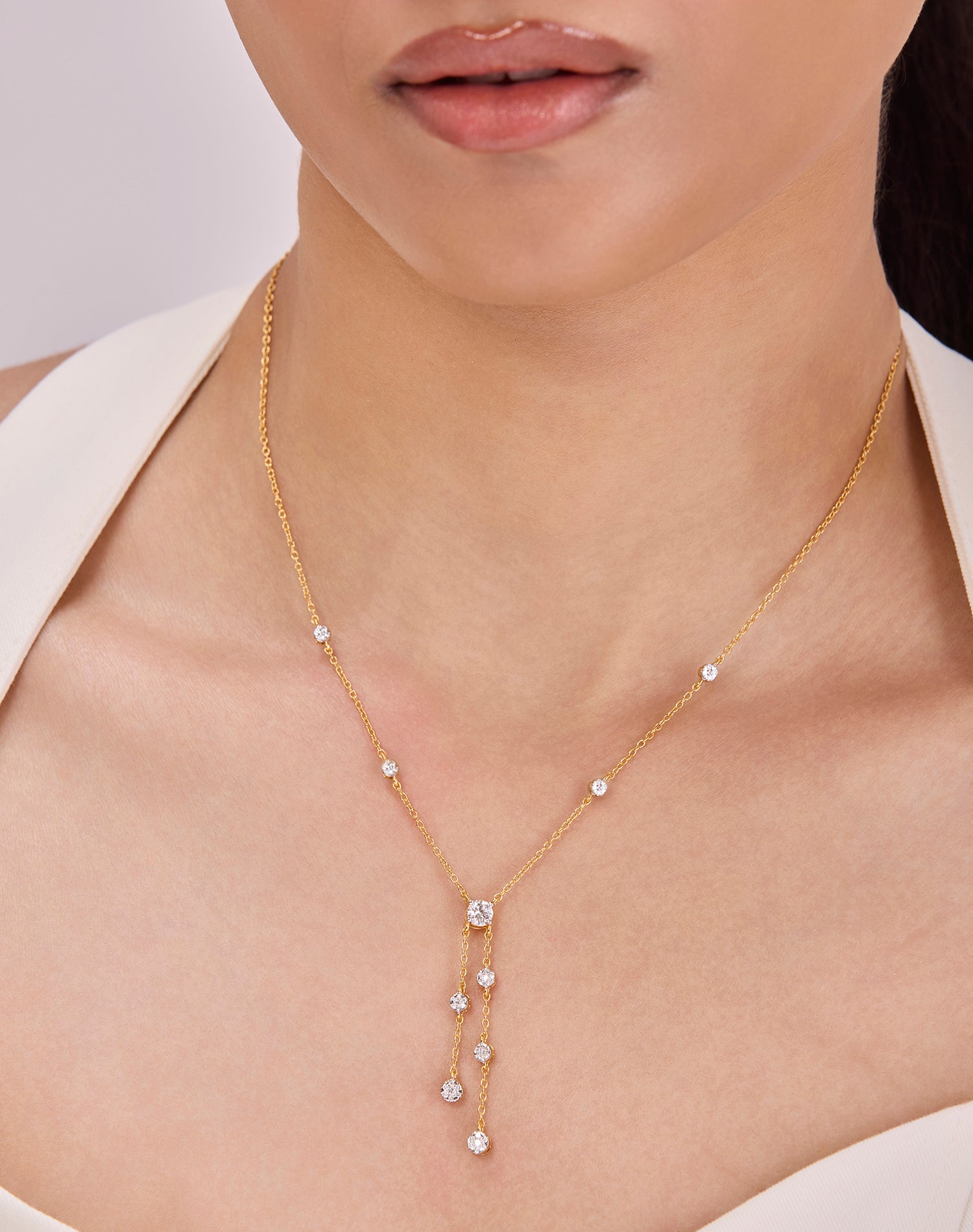 Gold Till Always Lab Grown Diamond Pendant Chain