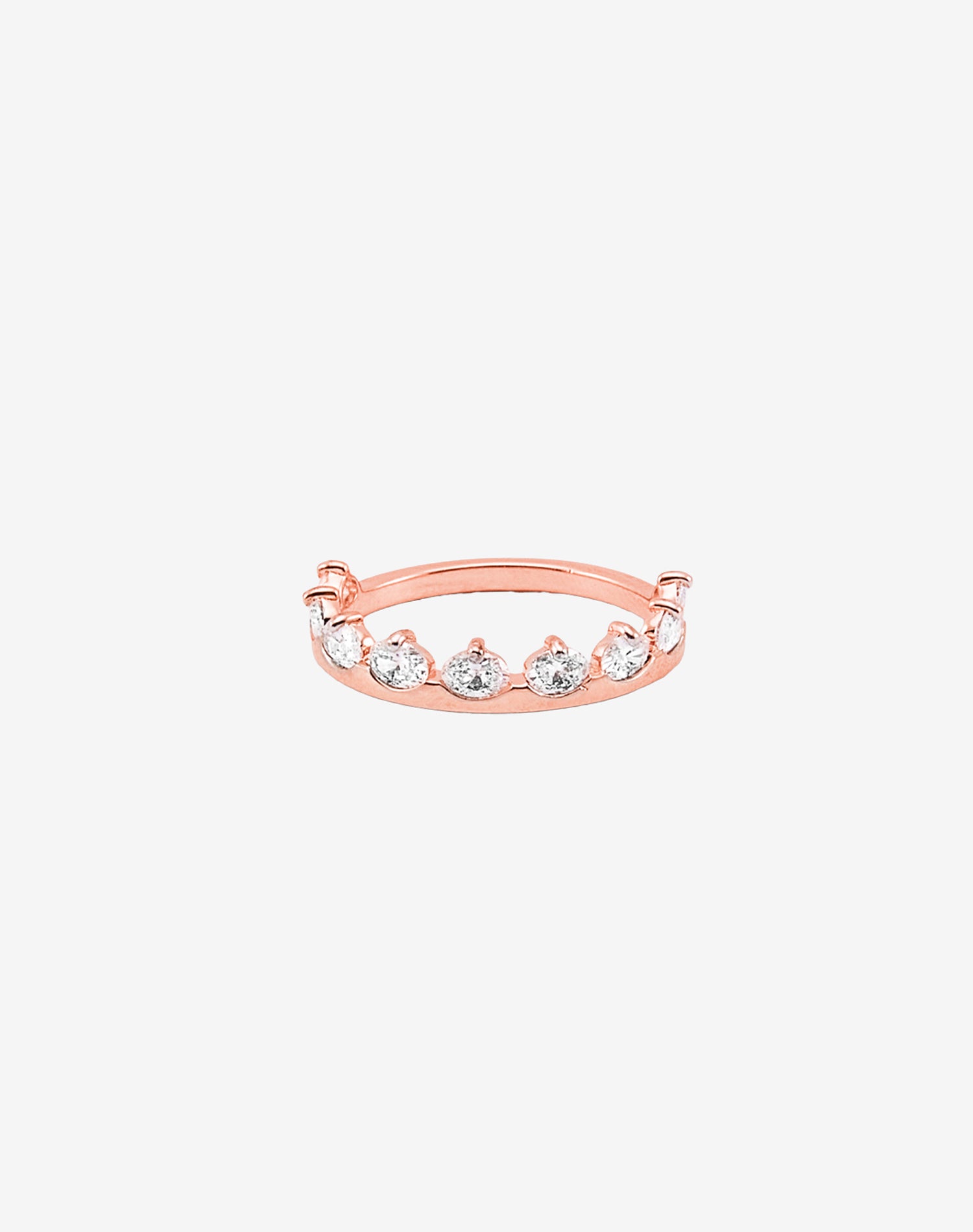 Rose Edge Oval Lab Grown Diamond Ring