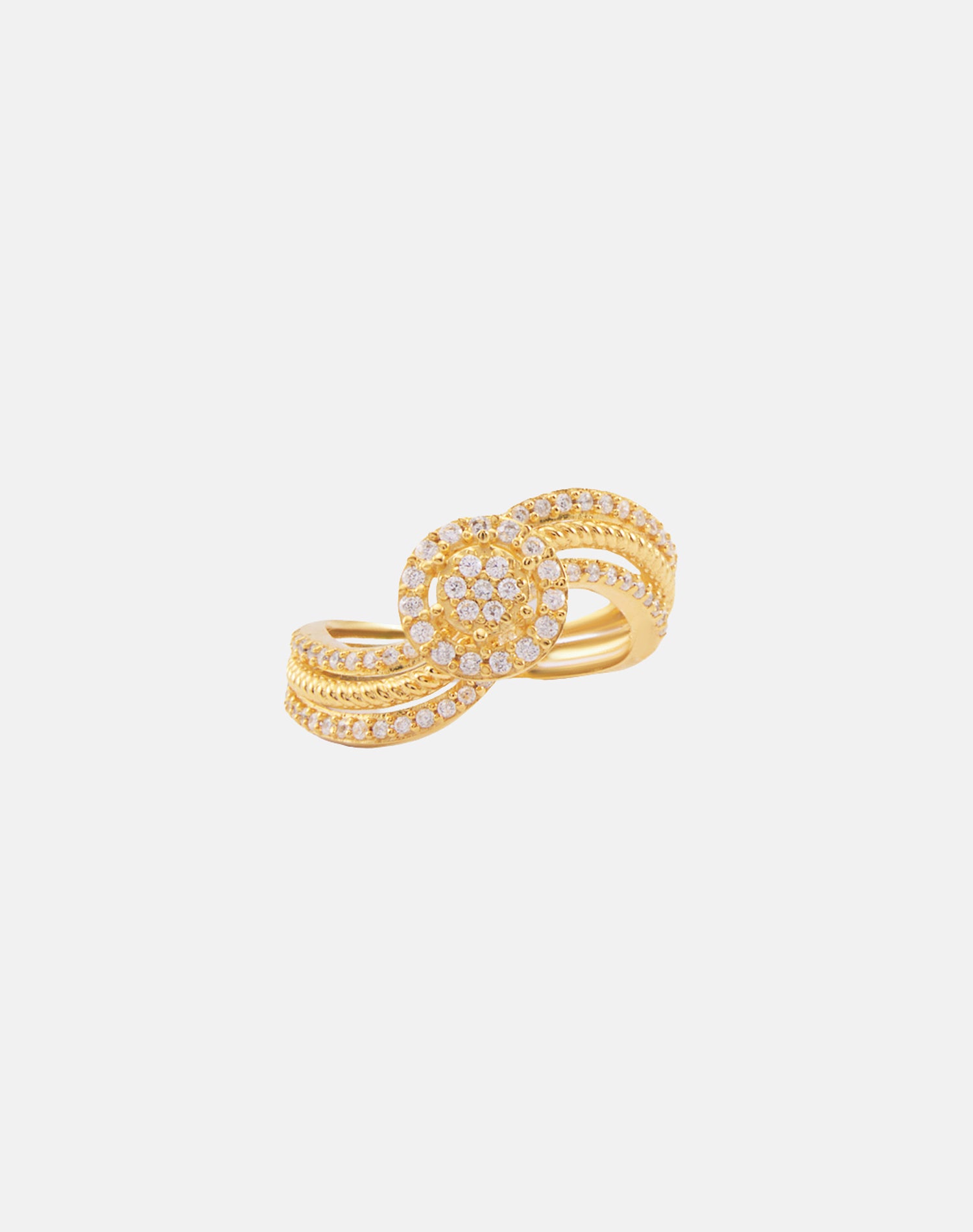 Gold Regal Solitaire Ring