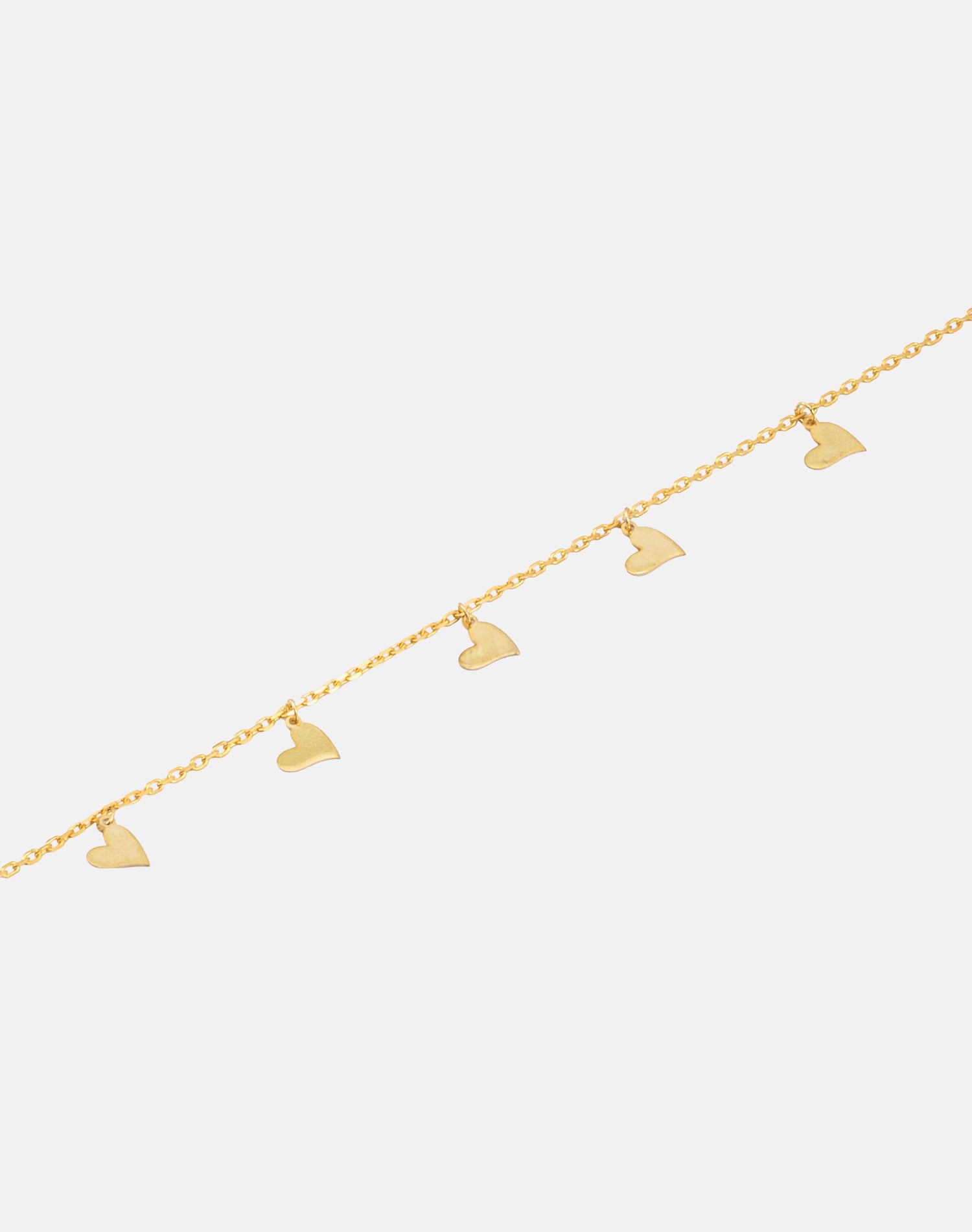 Gold Falling In Love Charm Bracelet