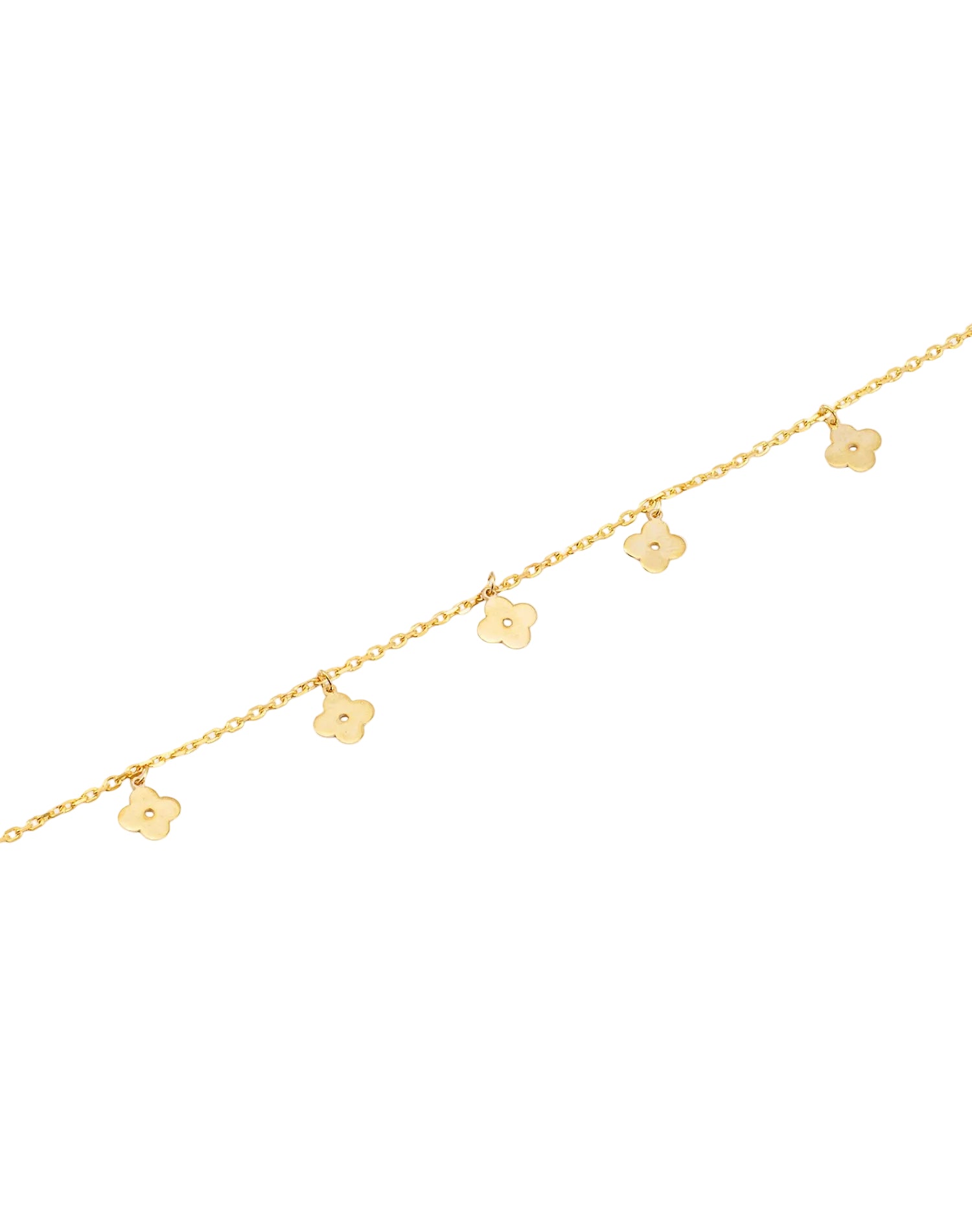 Gold Garden Whisper Charm bracelet