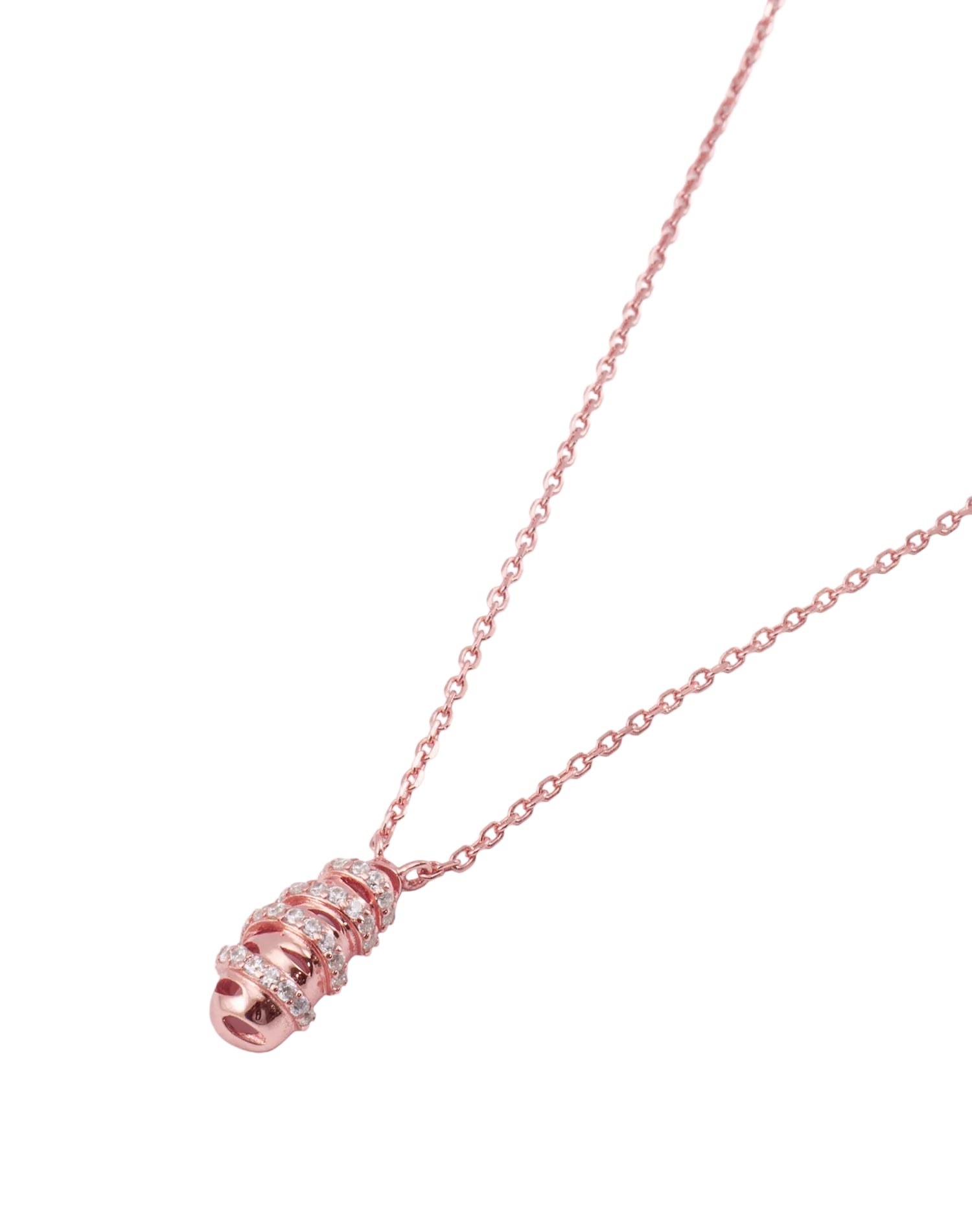 Rose Droplet Pendant Chain