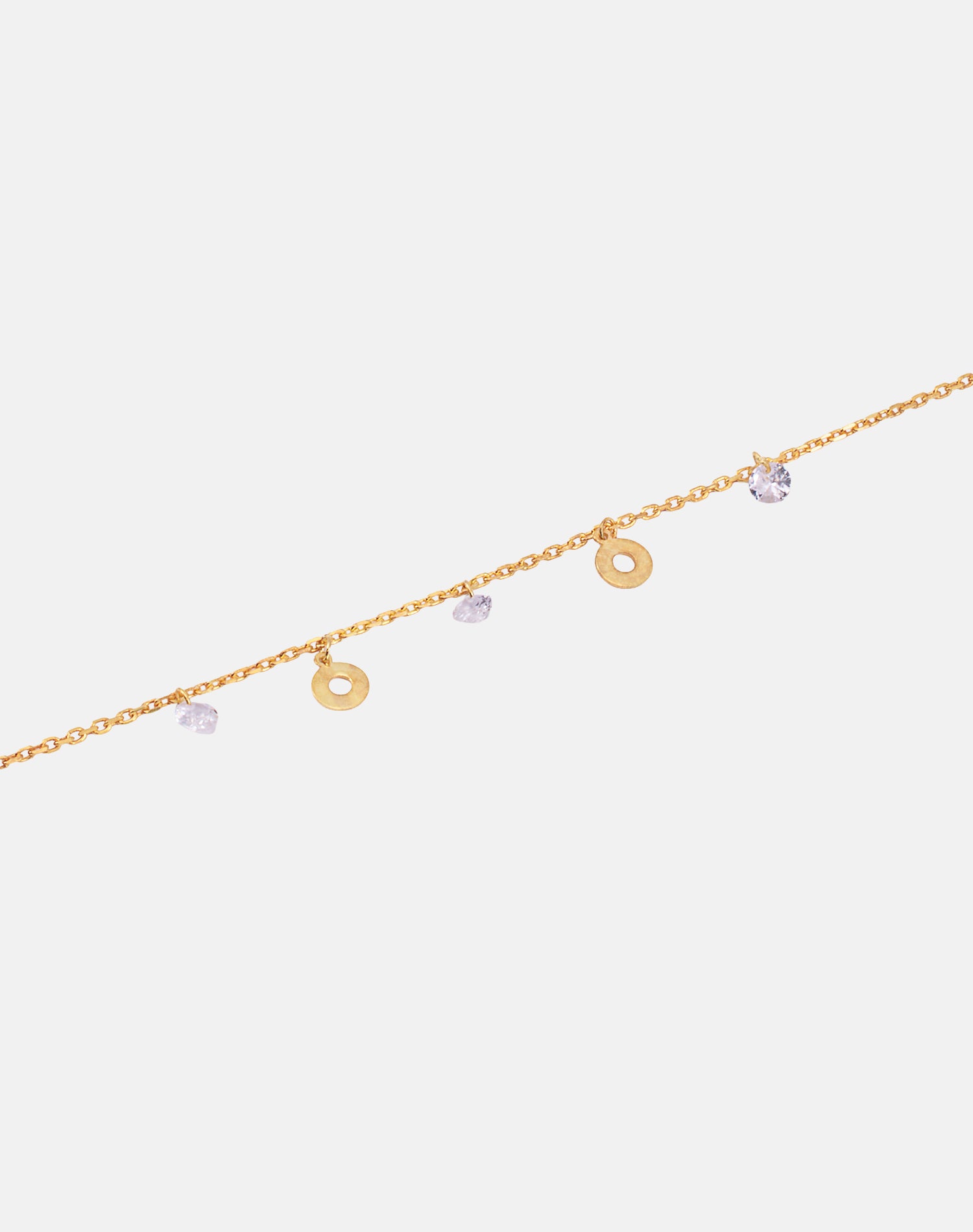 Gold Like a Donut Charm Bracelet