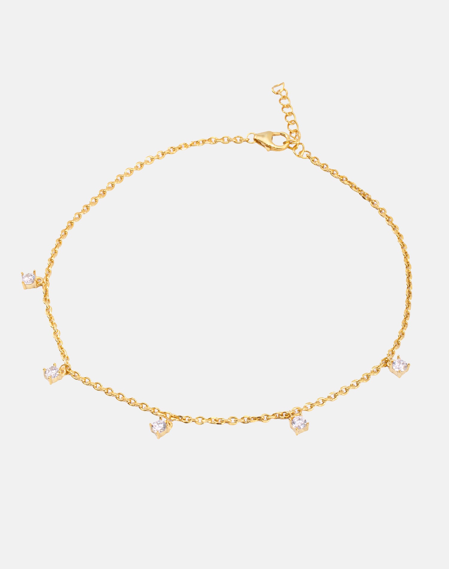 Gold Classic Shine Anklet