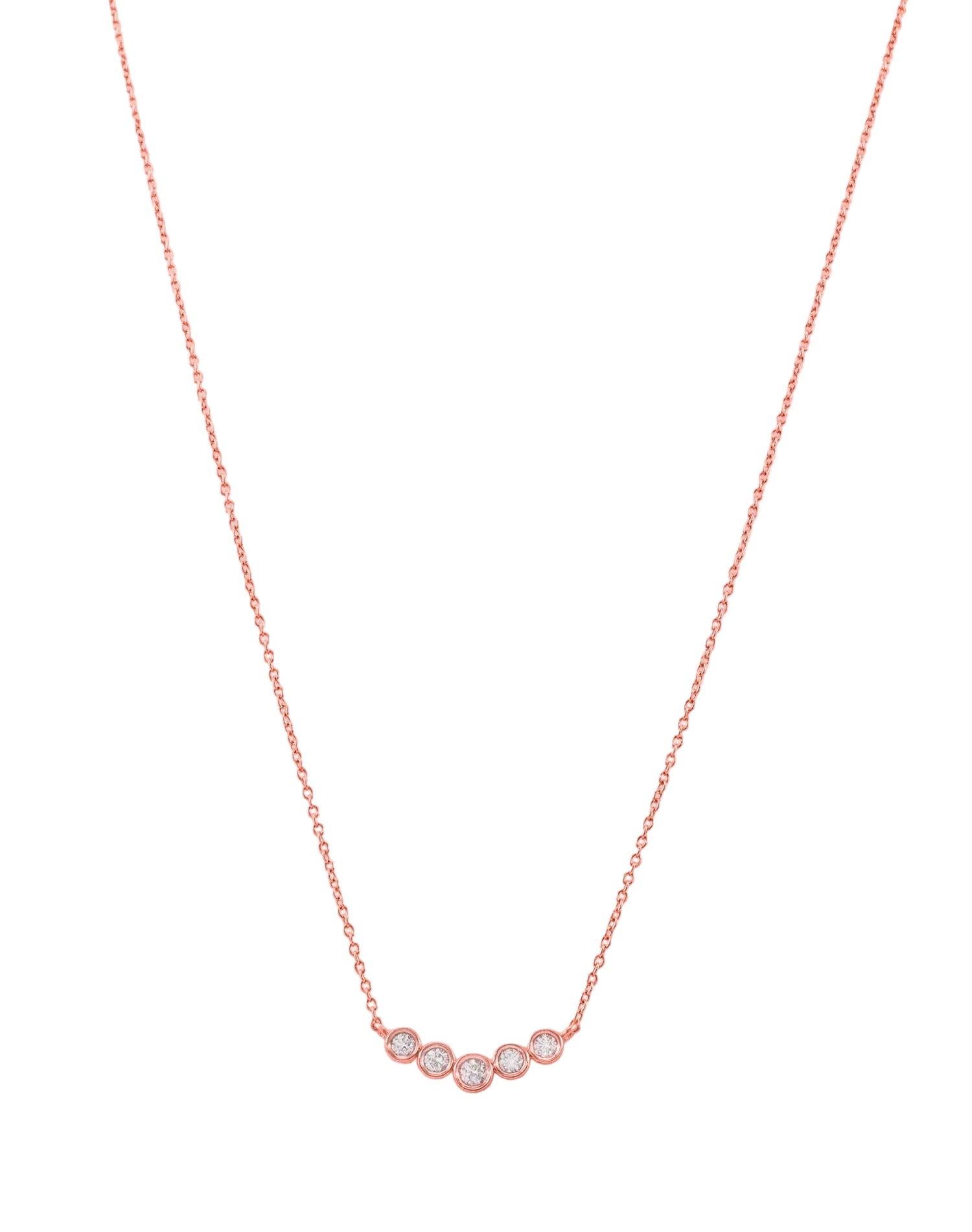 Rose Together Lab Grown Diamond Pendant Chain