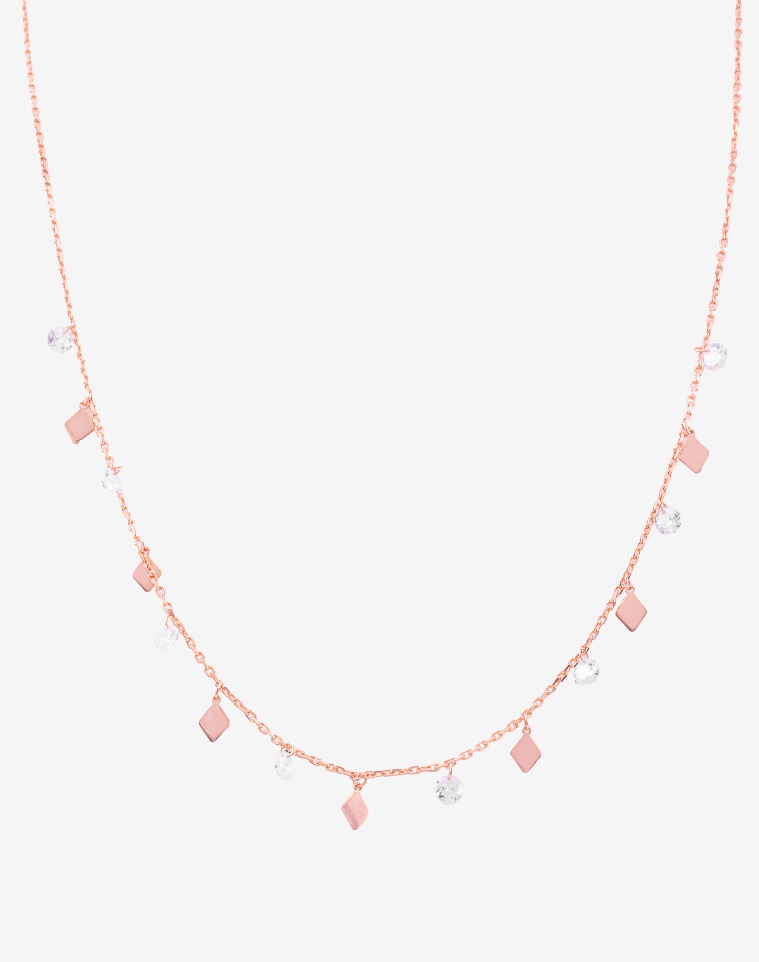 Rose Kite Charm Pendant Chain