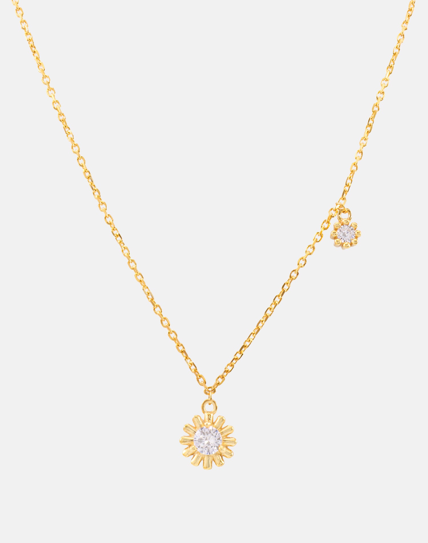 Gold Petaline Pendant Chain