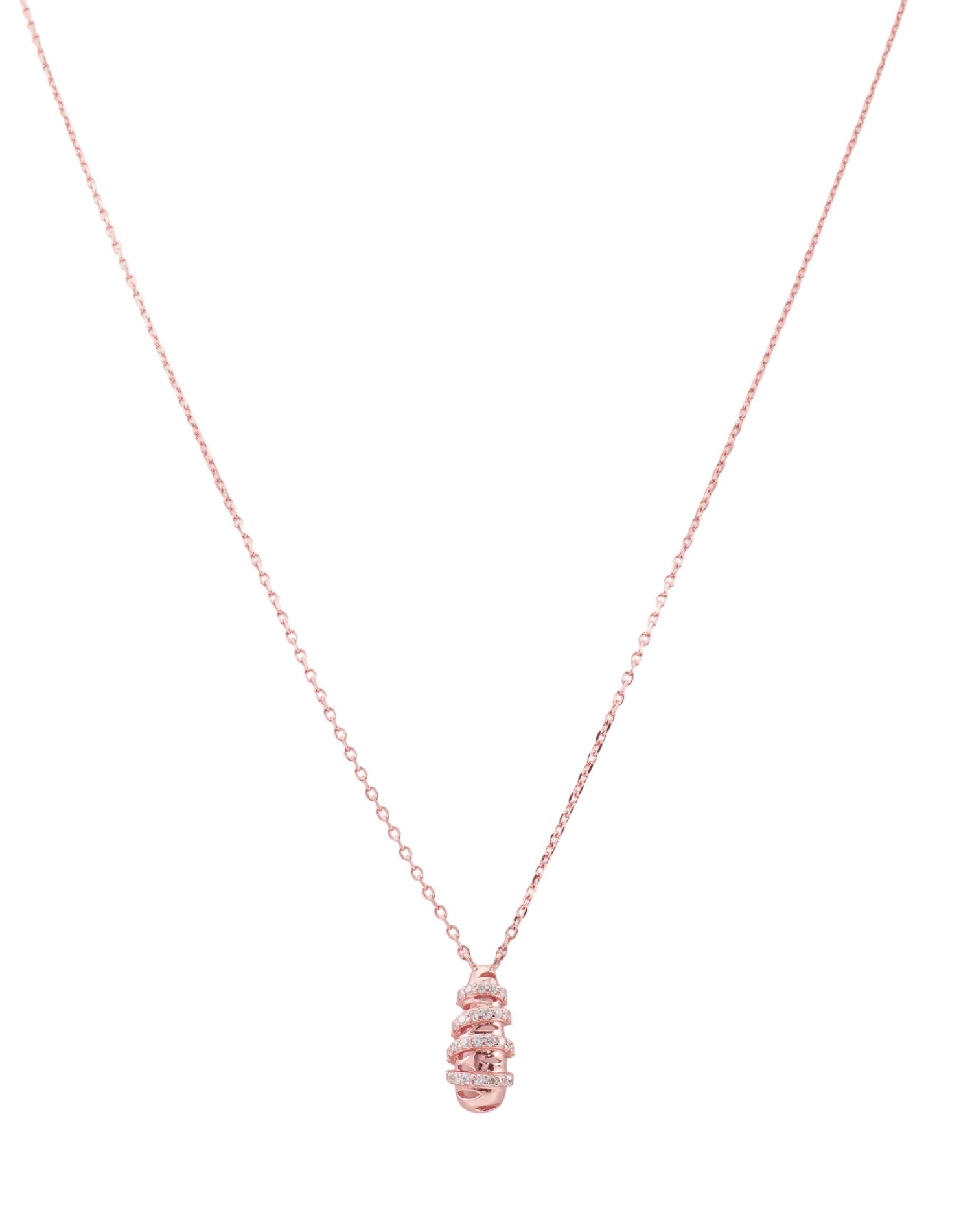 Rose Droplet Pendant Chain