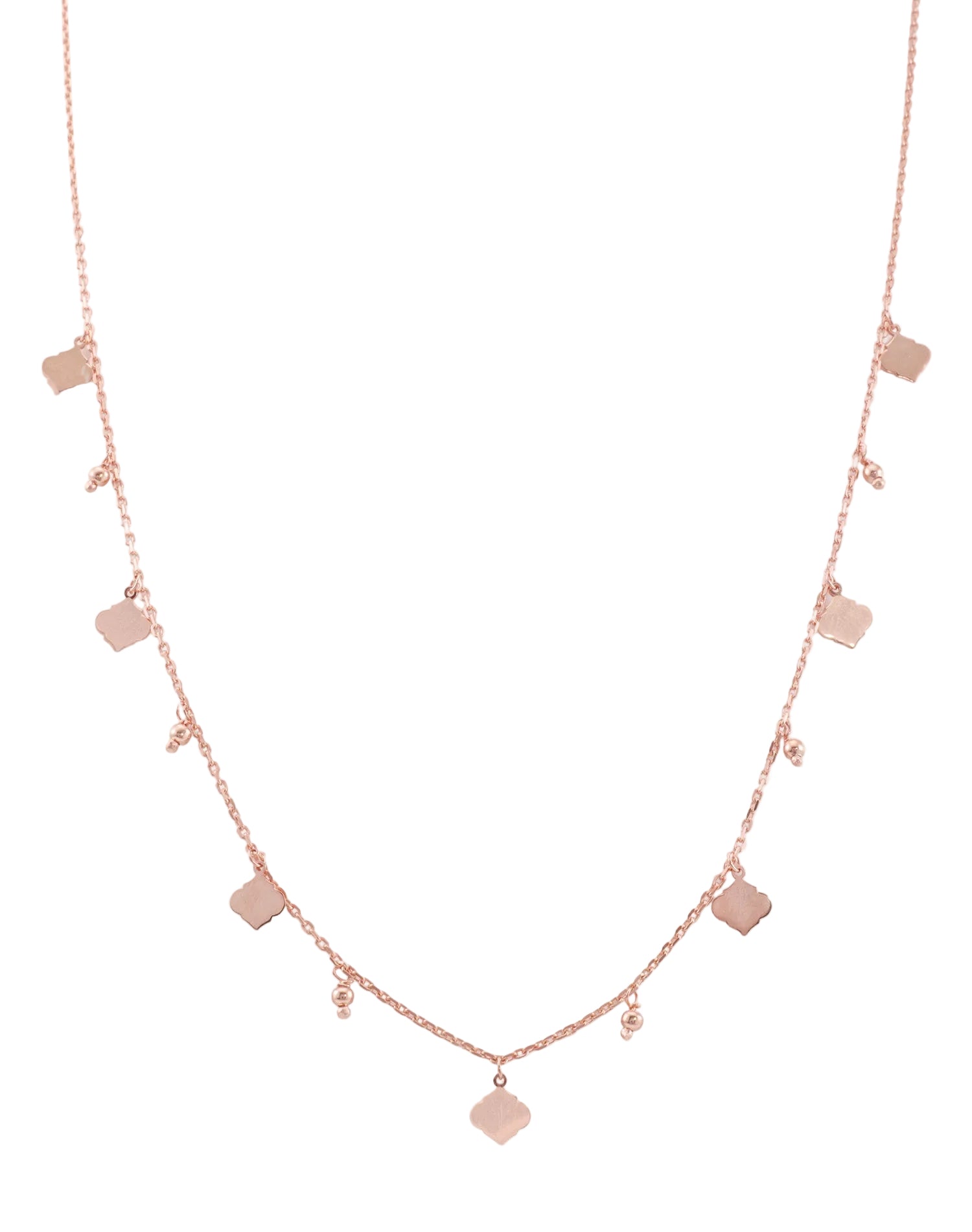 Rose Aura Charm Pendant Chain