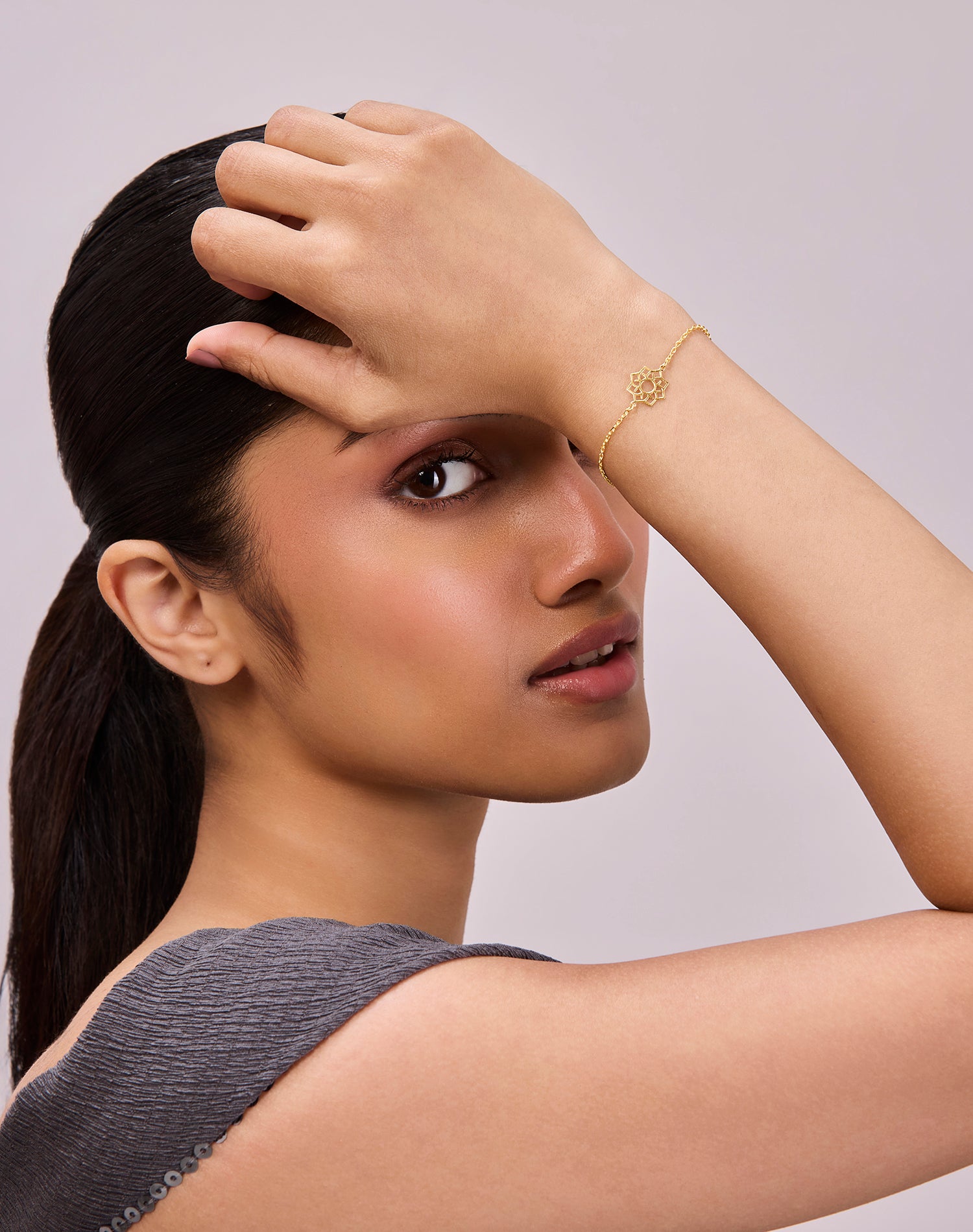 Gold Geo Bloom Bracelet
