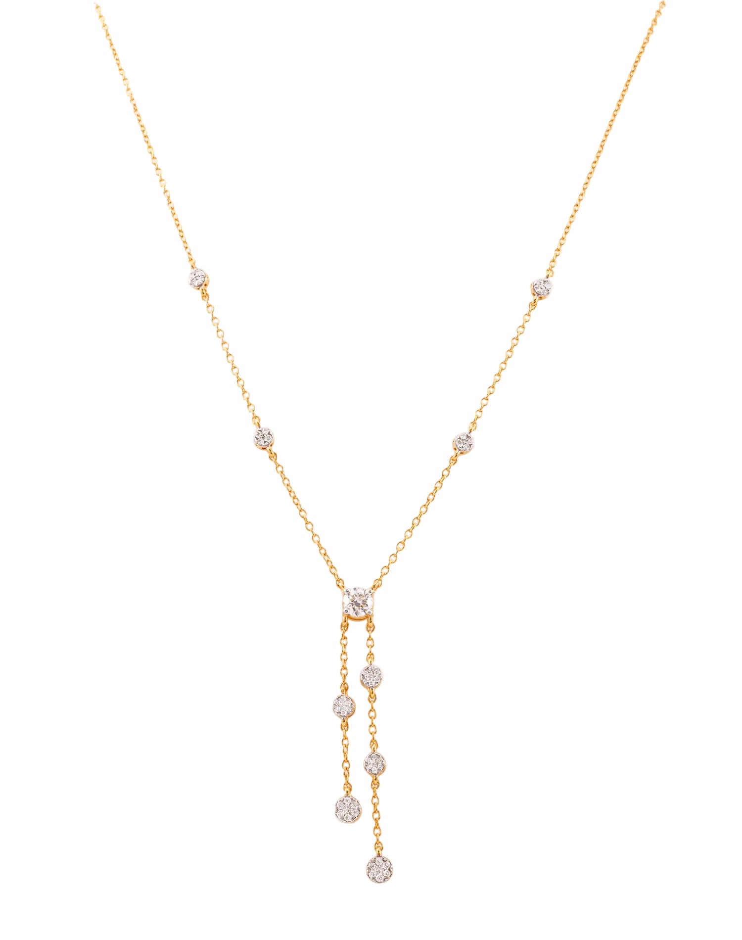 Gold Till Always Lab Grown Diamond Pendant Chain