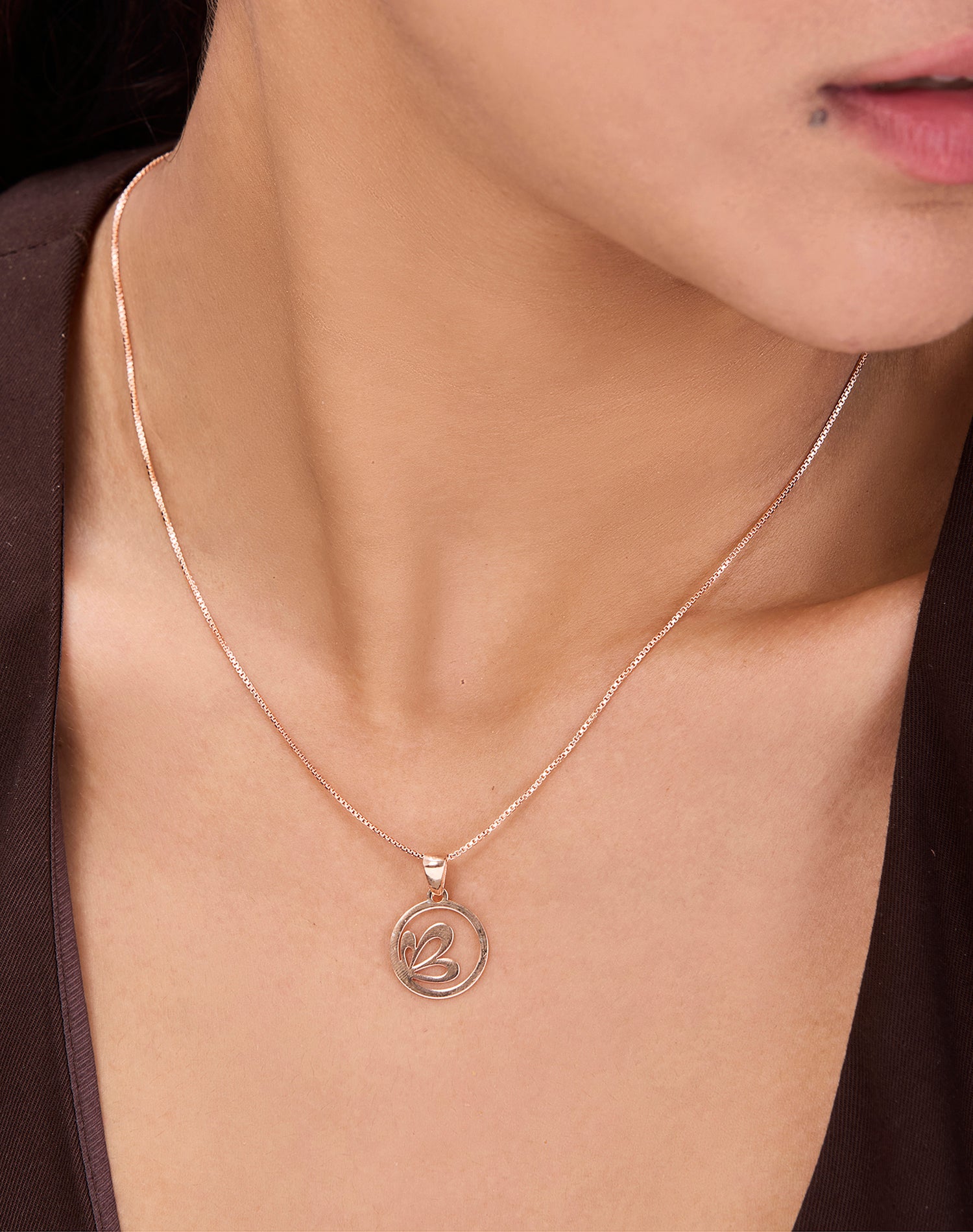 Rose Petal whisper Pendant Set