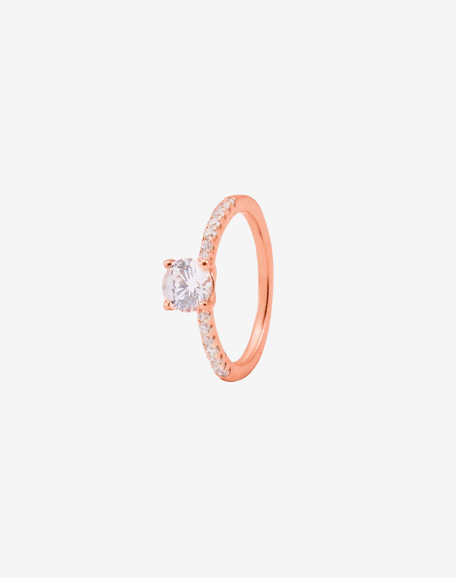 Rose Classic Solitaire Ring