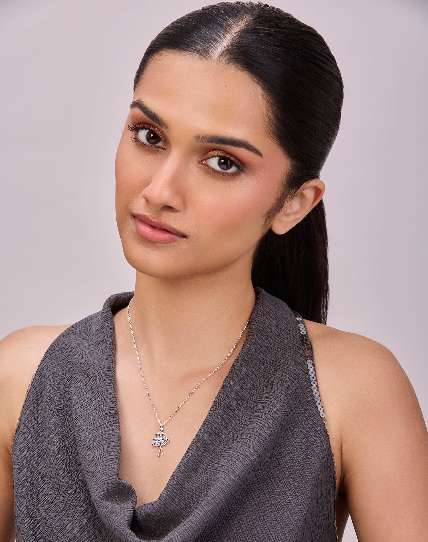Silver Showgirl Pendant Chain