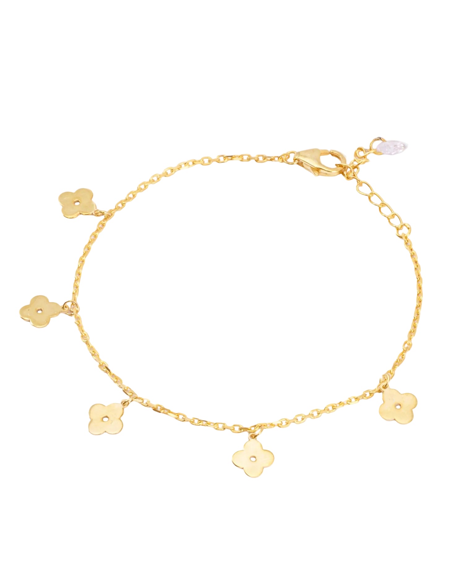 Gold Garden Whisper Charm bracelet