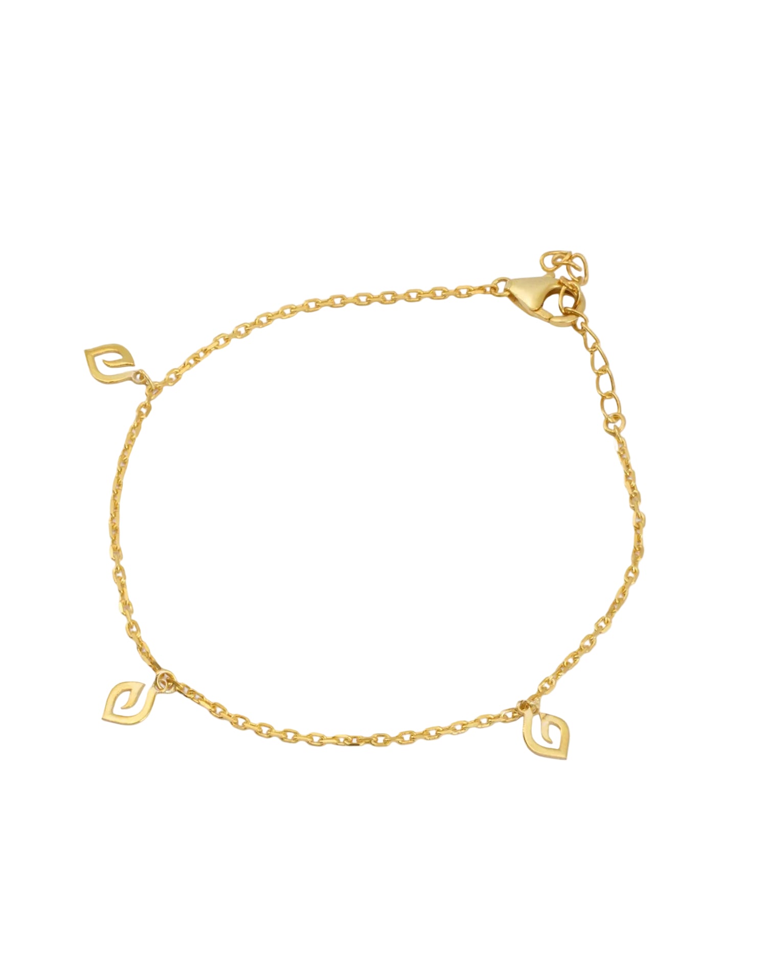 Gold Breeze Charm Bracelet