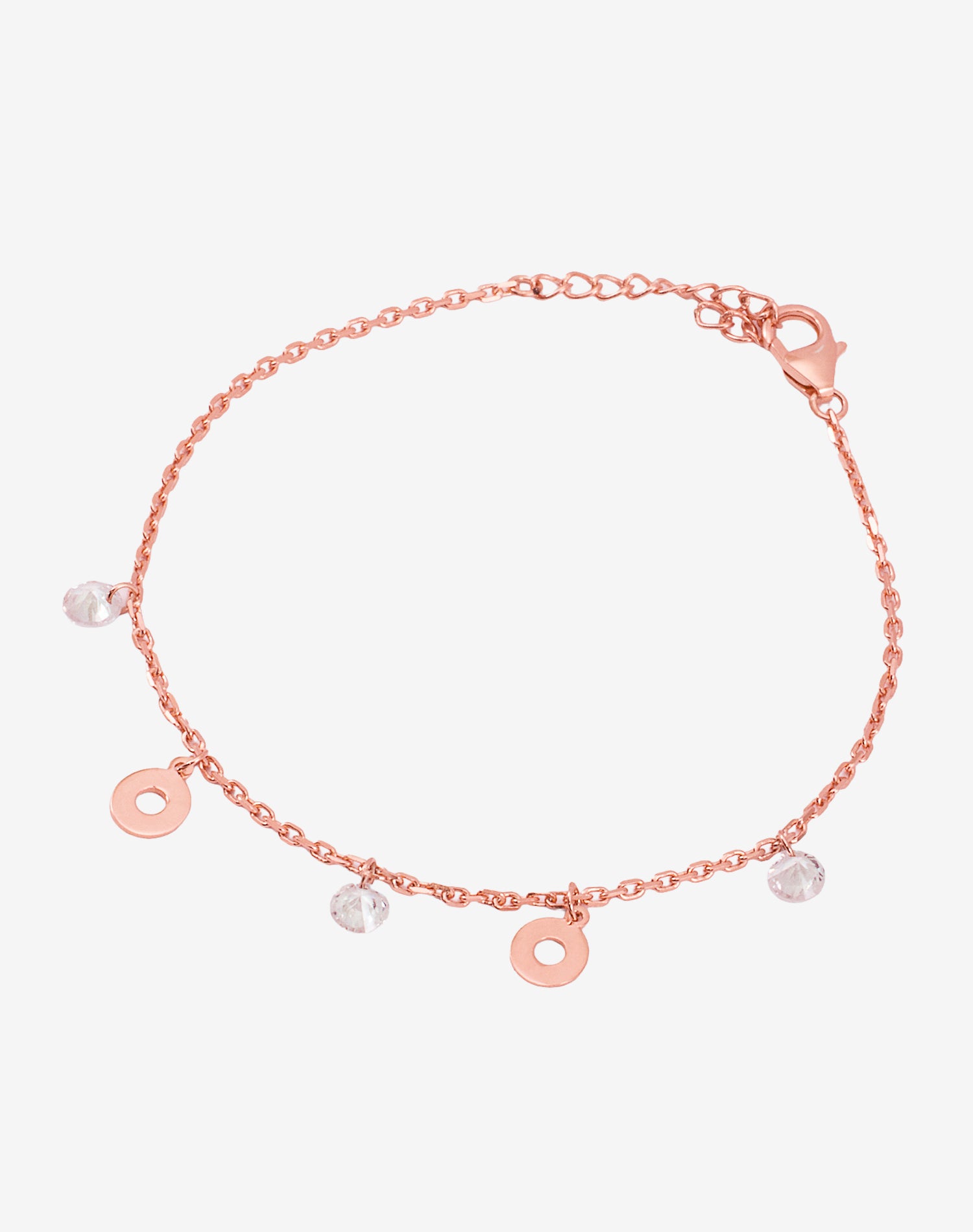 Rose Like a Donut Charm Bracelet