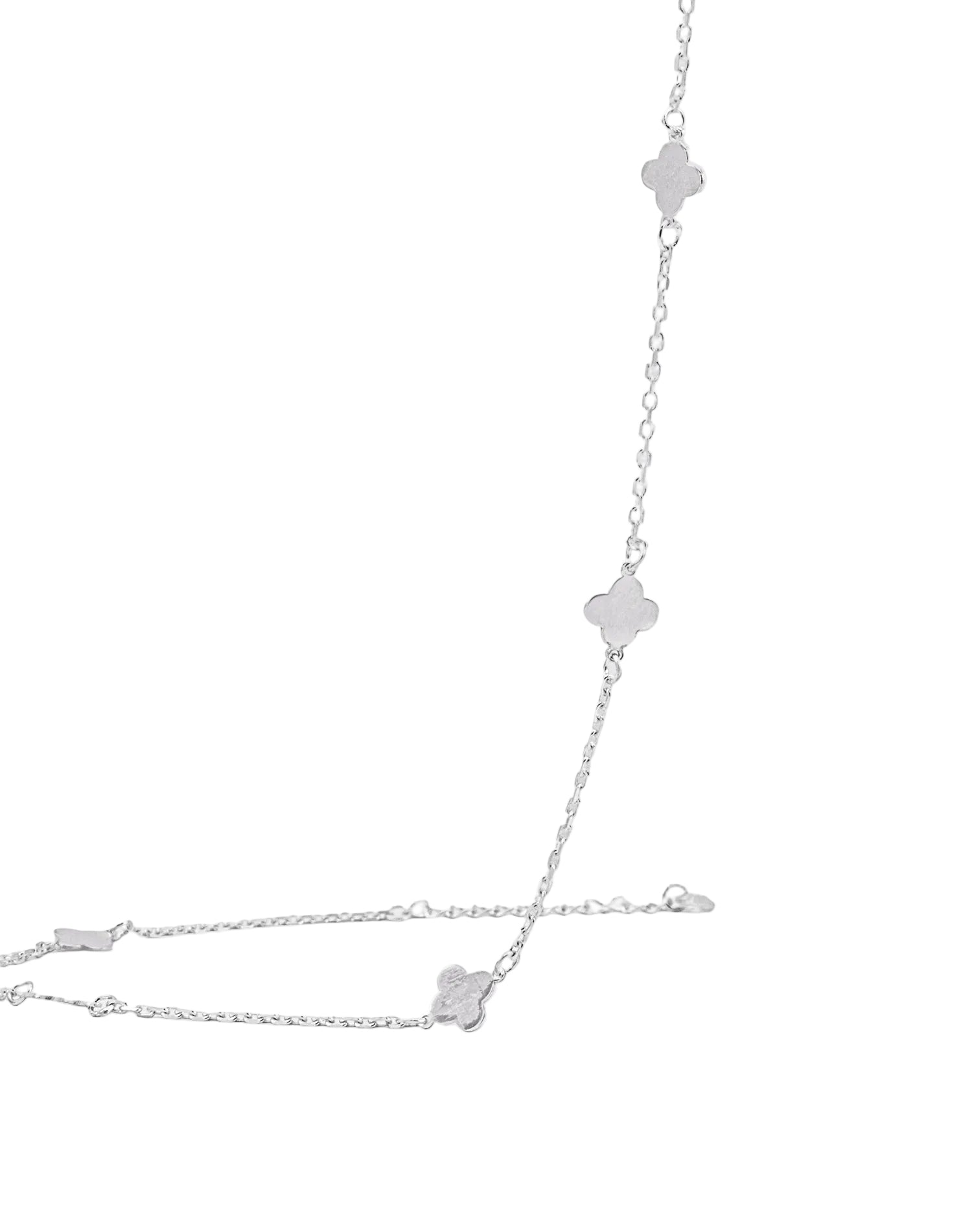 Silver Bloom Anklet