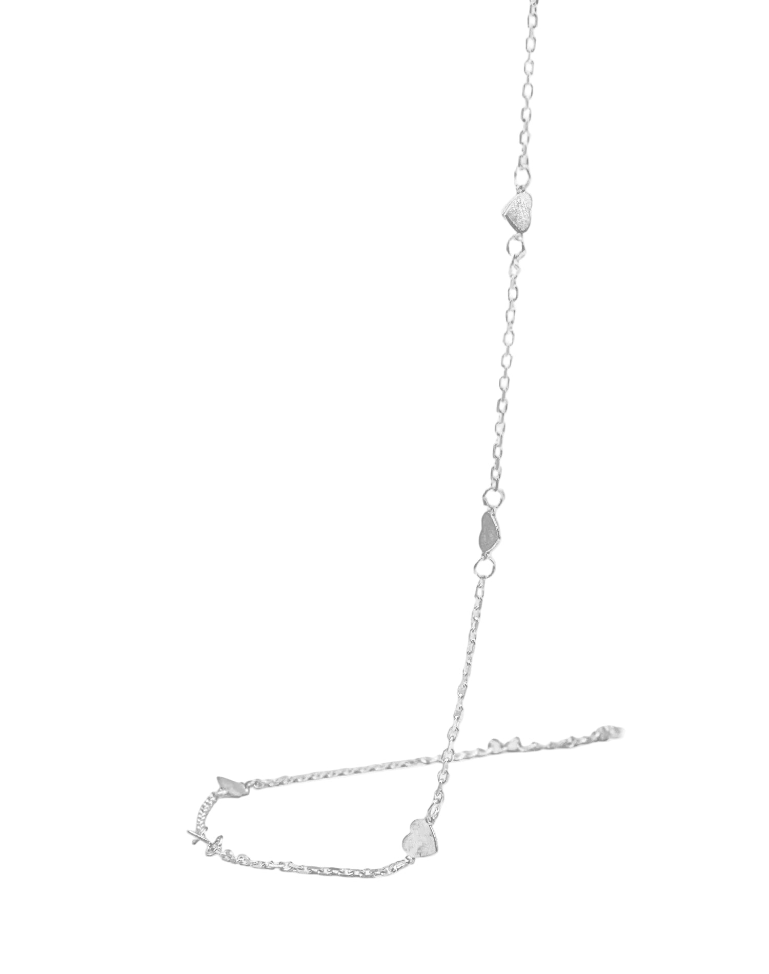 Silver Lover Anklet
