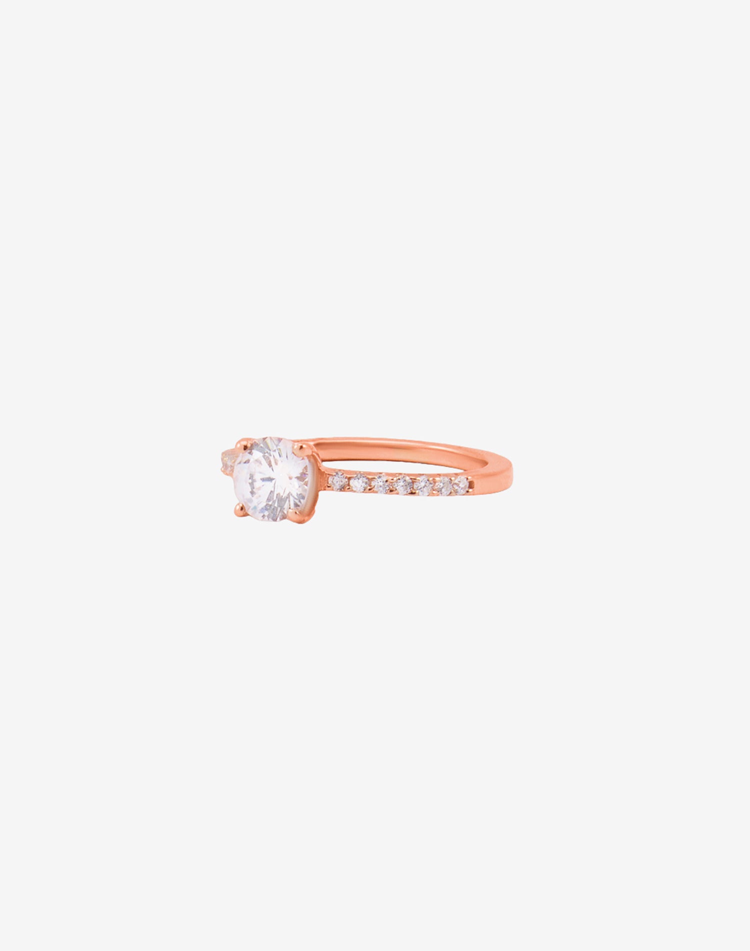 Rose Classic Solitaire Ring