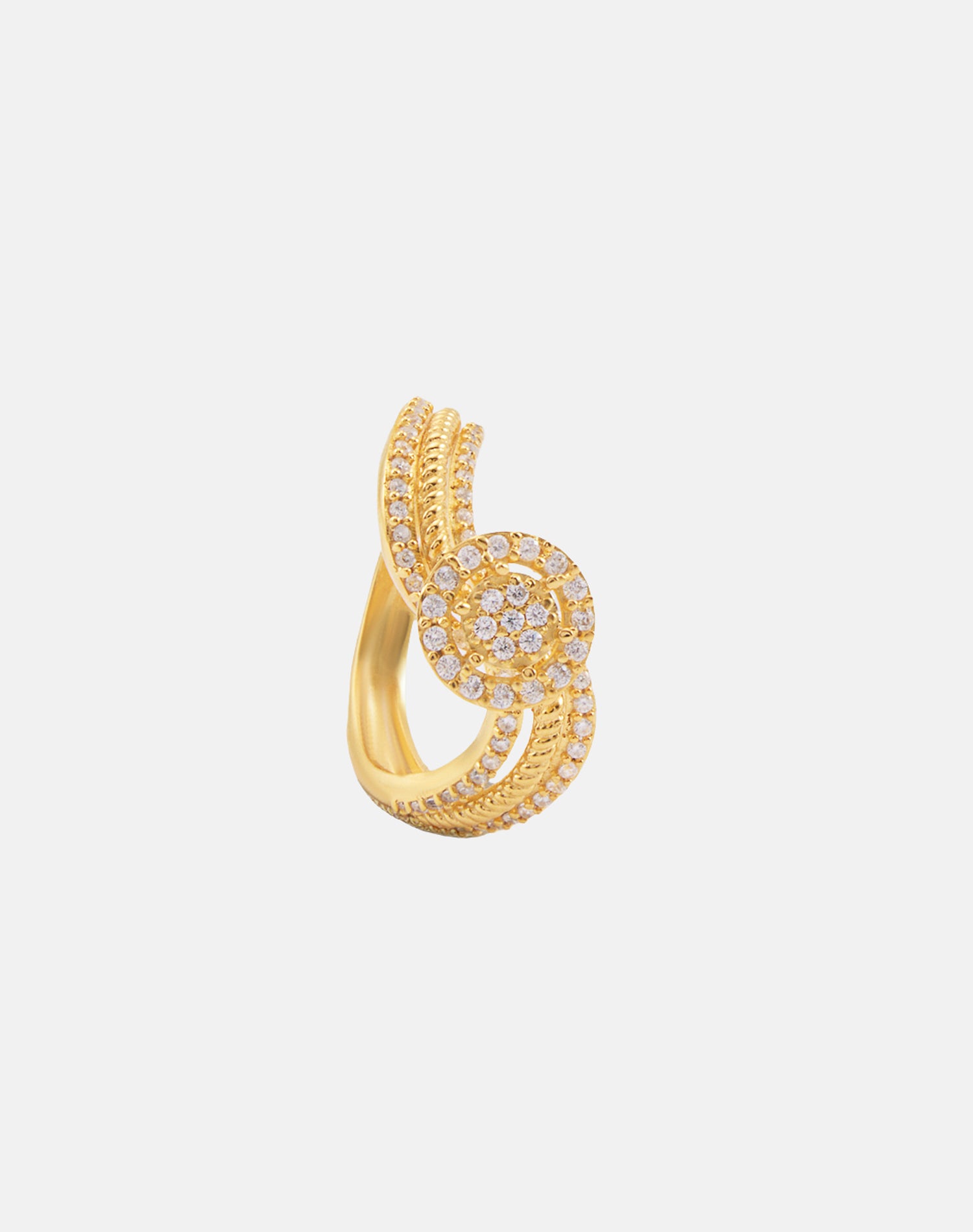 Gold Regal Solitaire Ring
