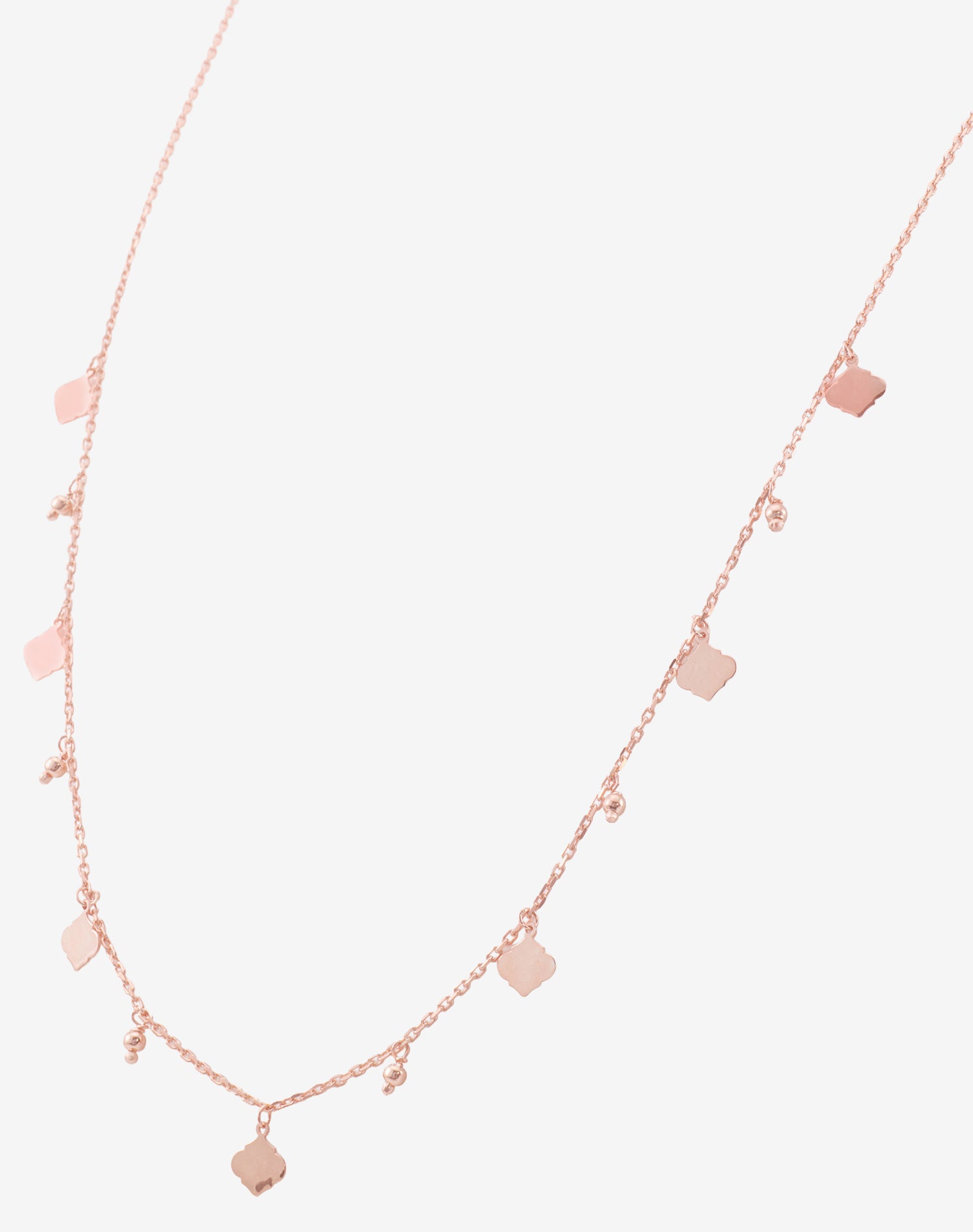 Rose Aura Charm Pendant Chain