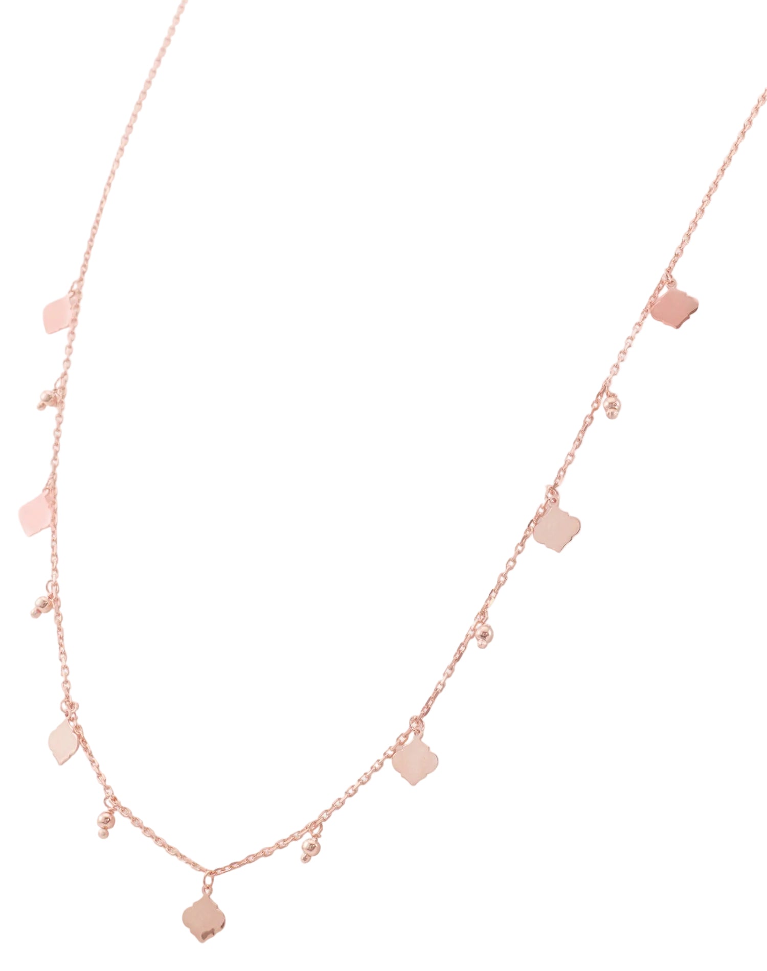 Rose Aura Charm Pendant Chain