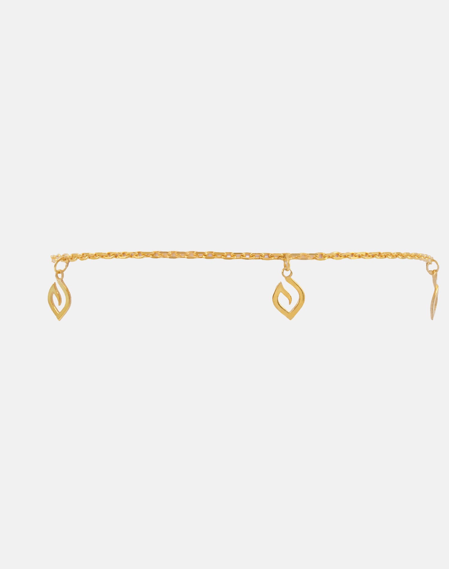 Gold Breeze Charm Bracelet