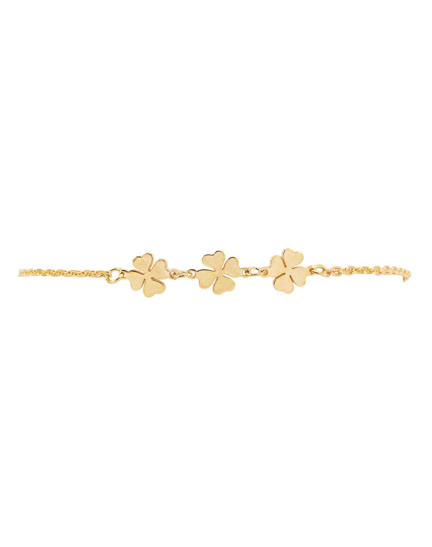 Gold Good Luck Charm Bracelet