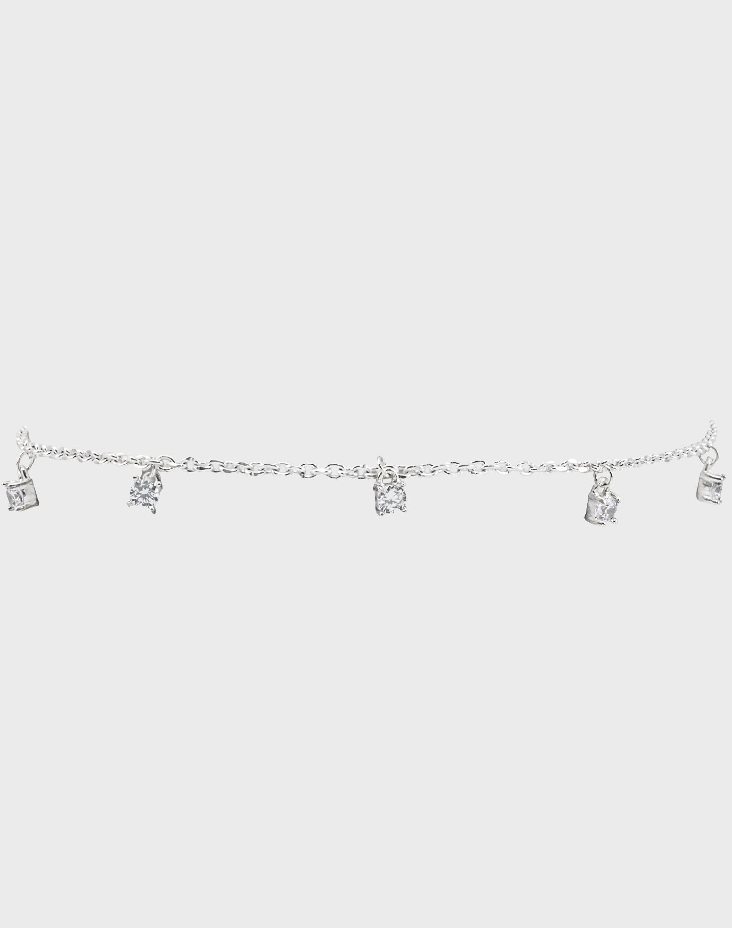 Silver Classic Shine Anklet