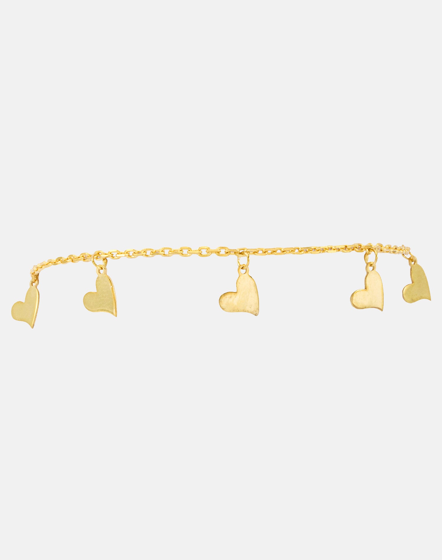 Gold Falling In Love Charm Bracelet