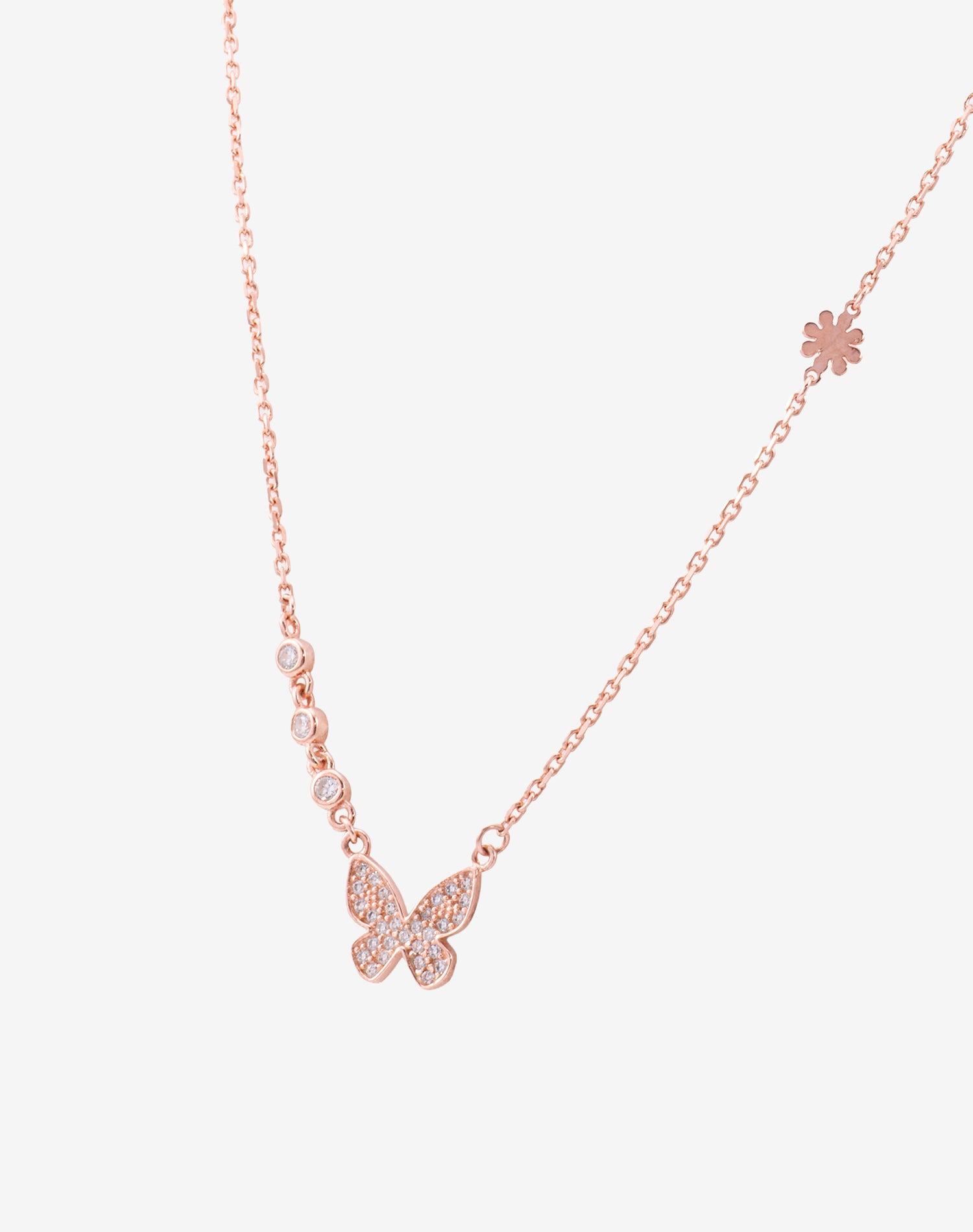 Rose Dream Wing Pendant Chain
