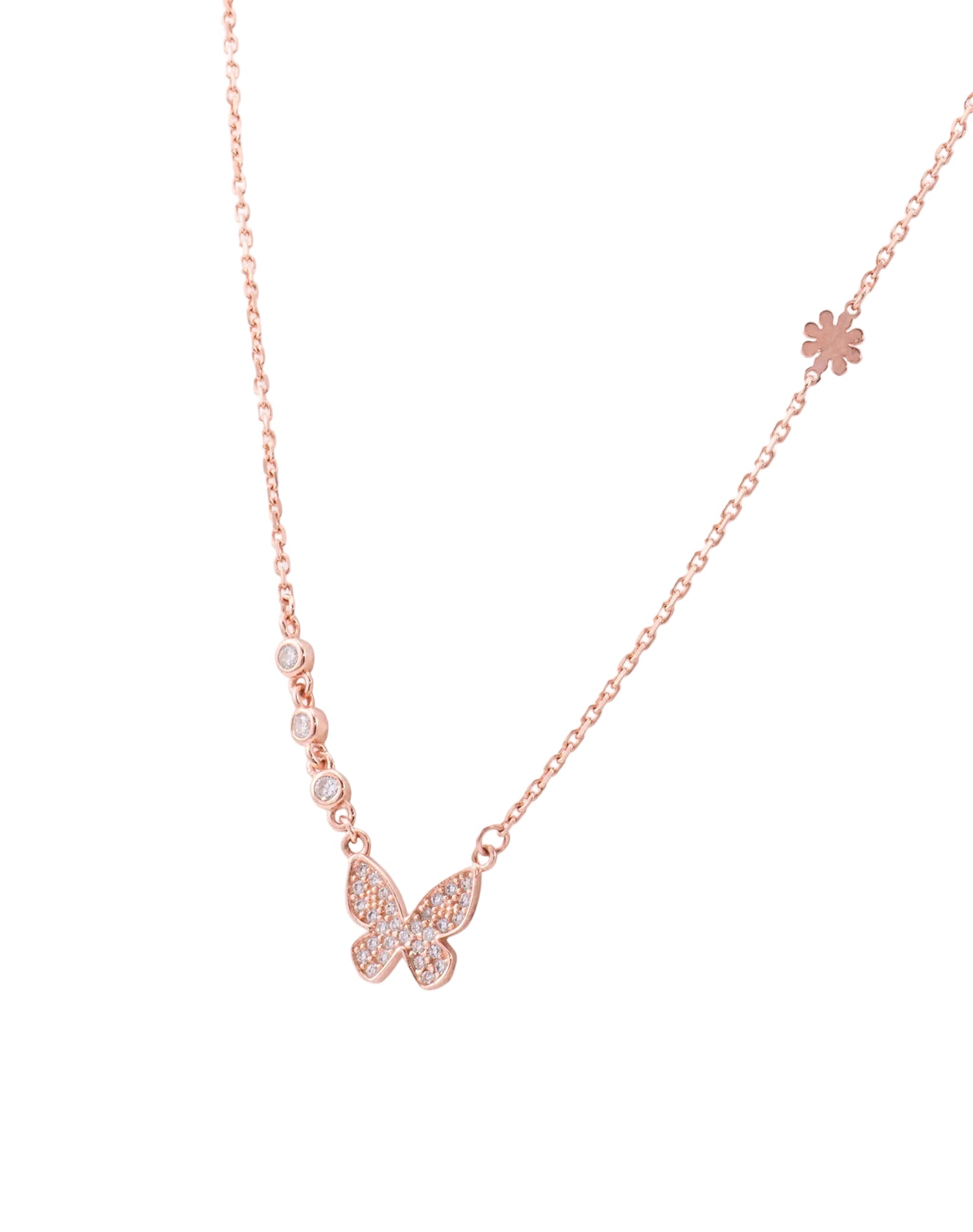 Rose Dream Wing Pendant Chain