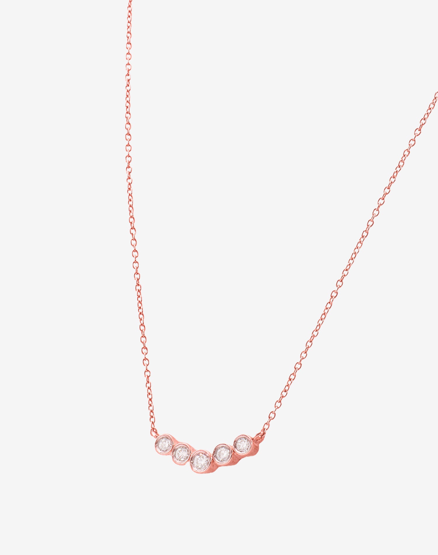 Rose Together Lab Grown Diamond Pendant Chain