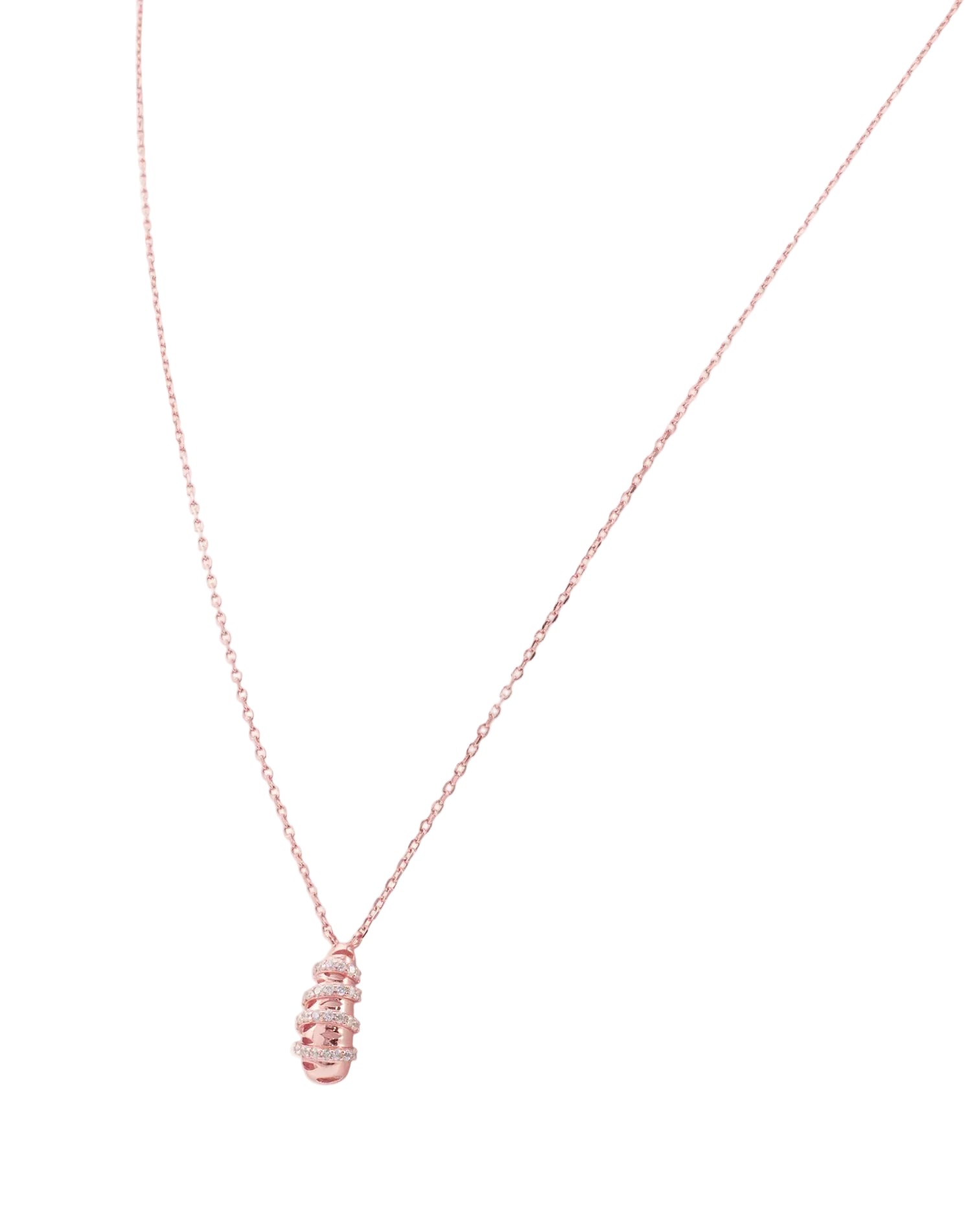 Rose Droplet Pendant Chain