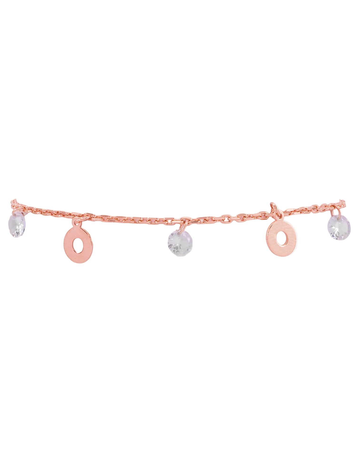 Rose Like a Donut Charm Bracelet