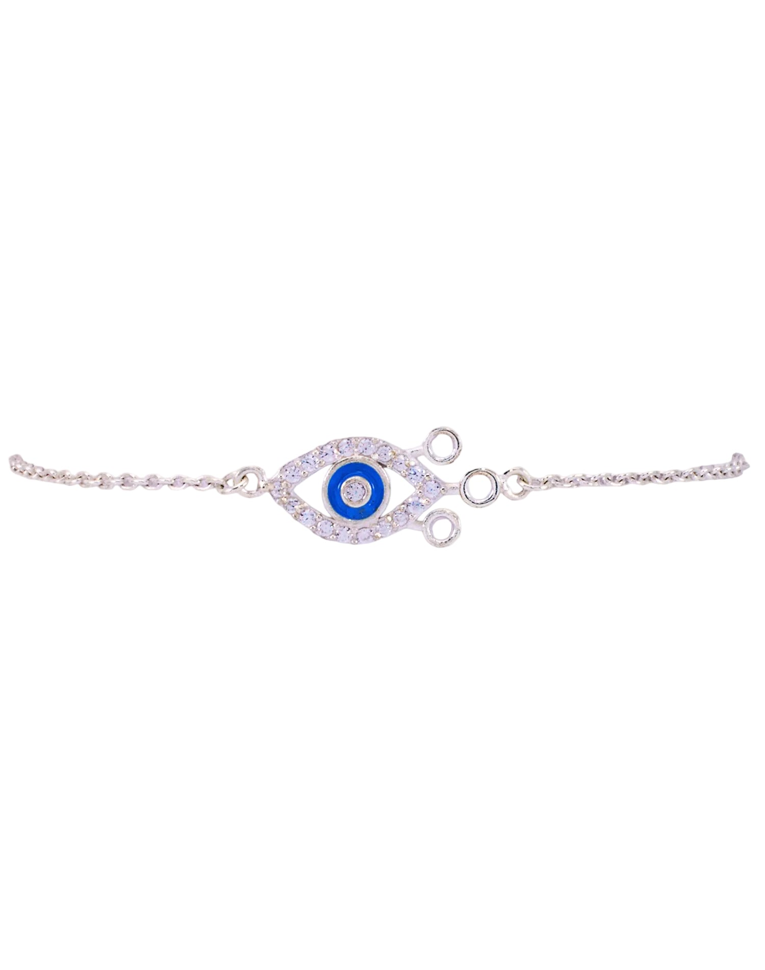 Silver Nazar Bracelet