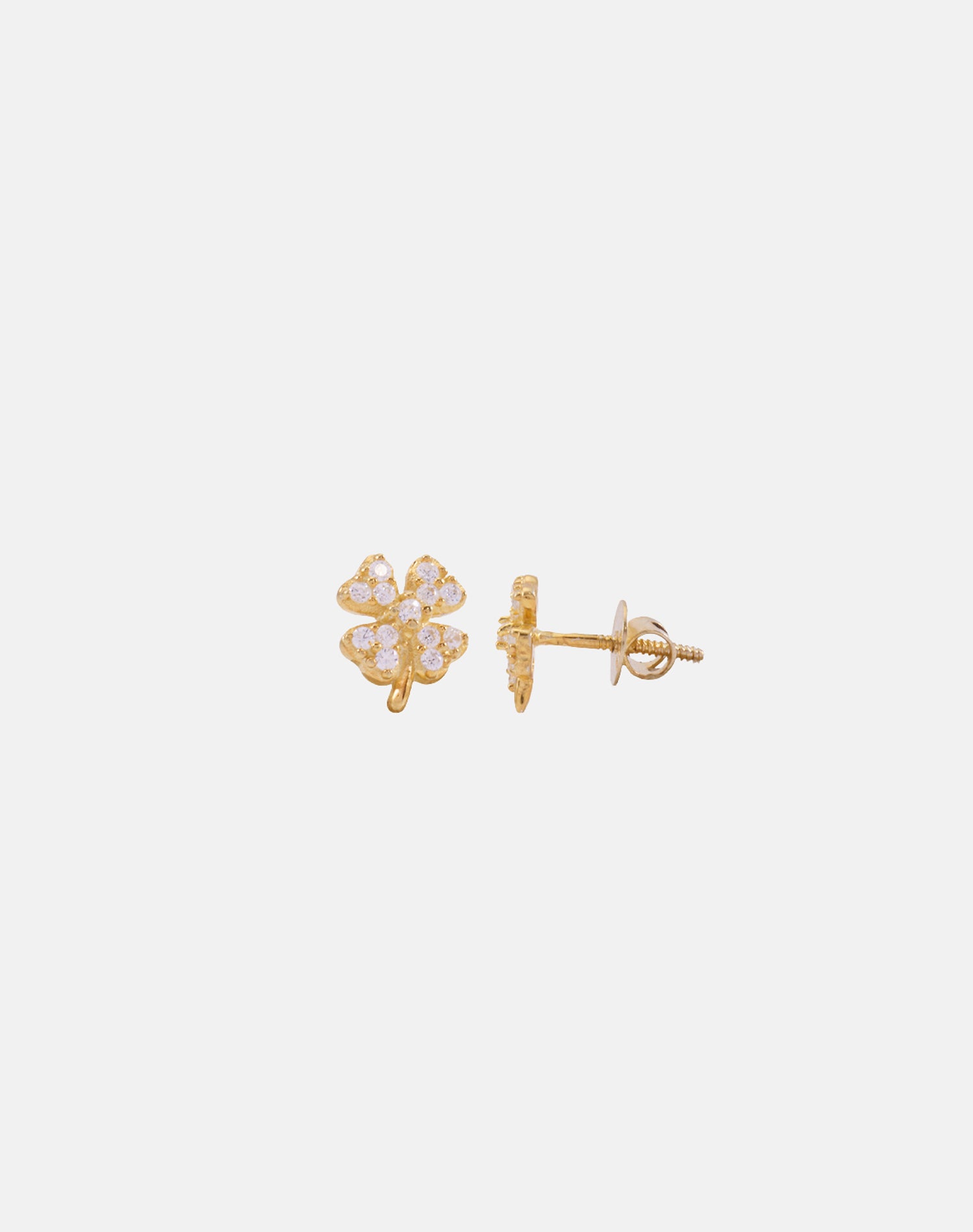 Gold Blossom Stud Earrings