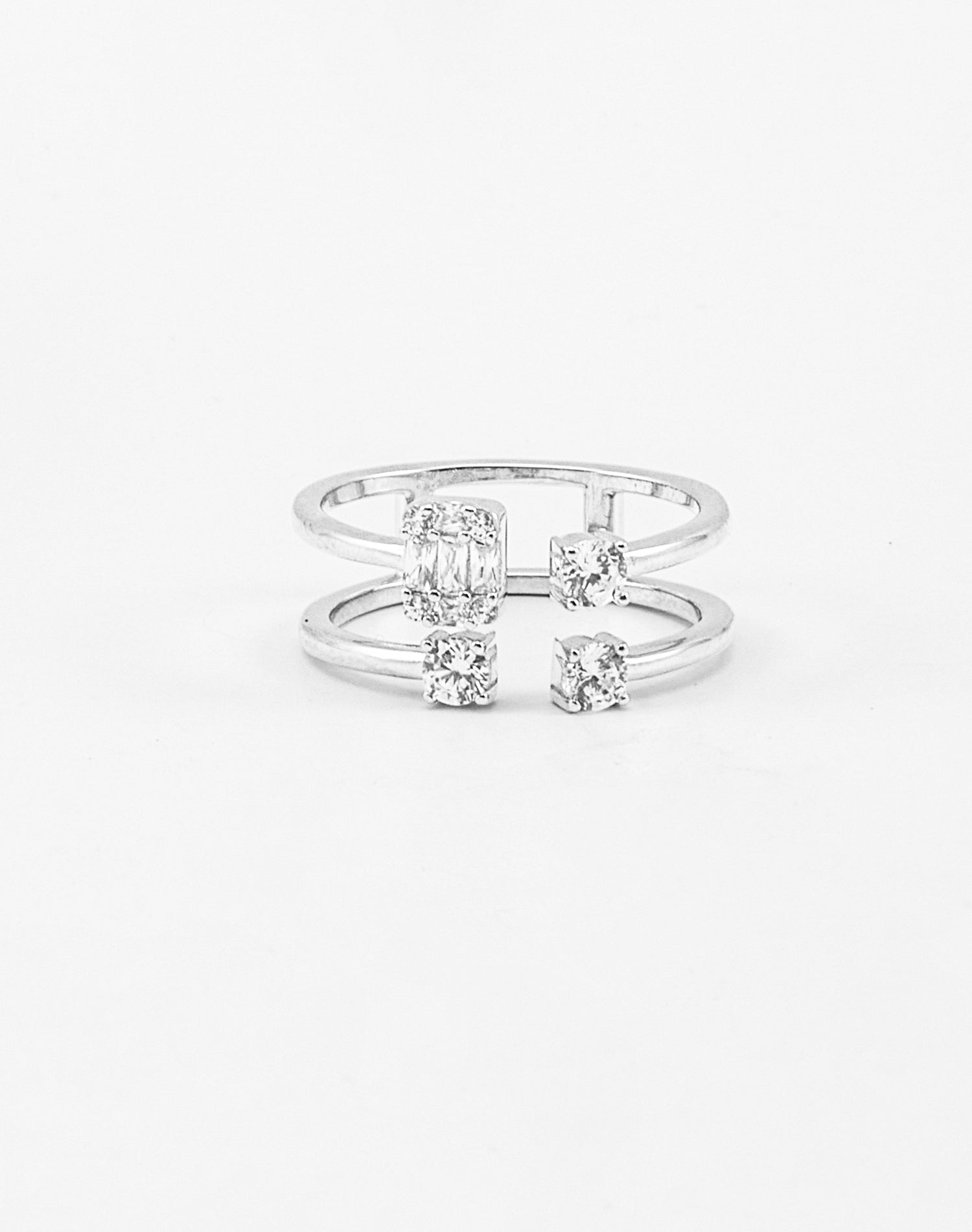 Silver Modern Muse Ring