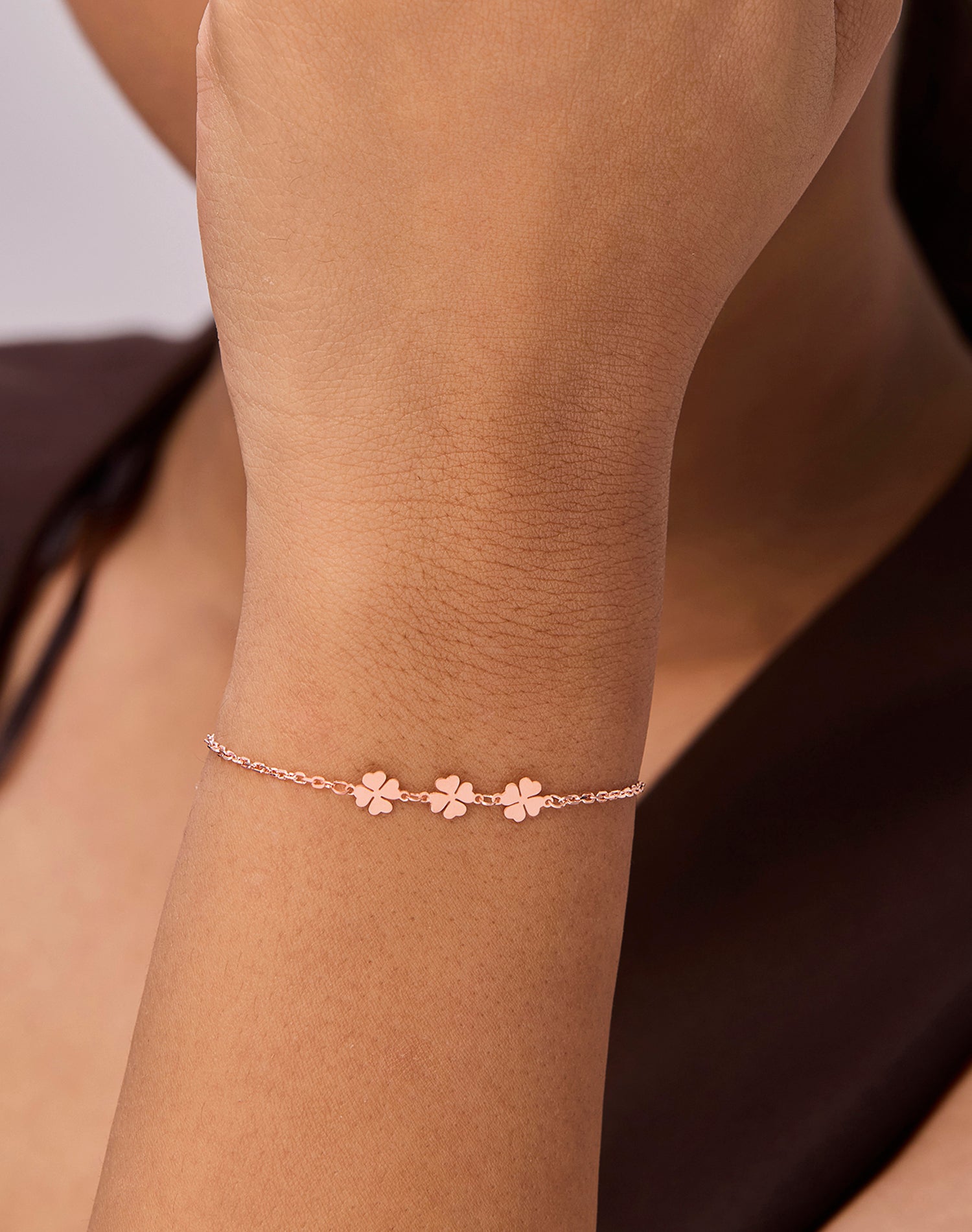 Rose Luck Charm Bracelet