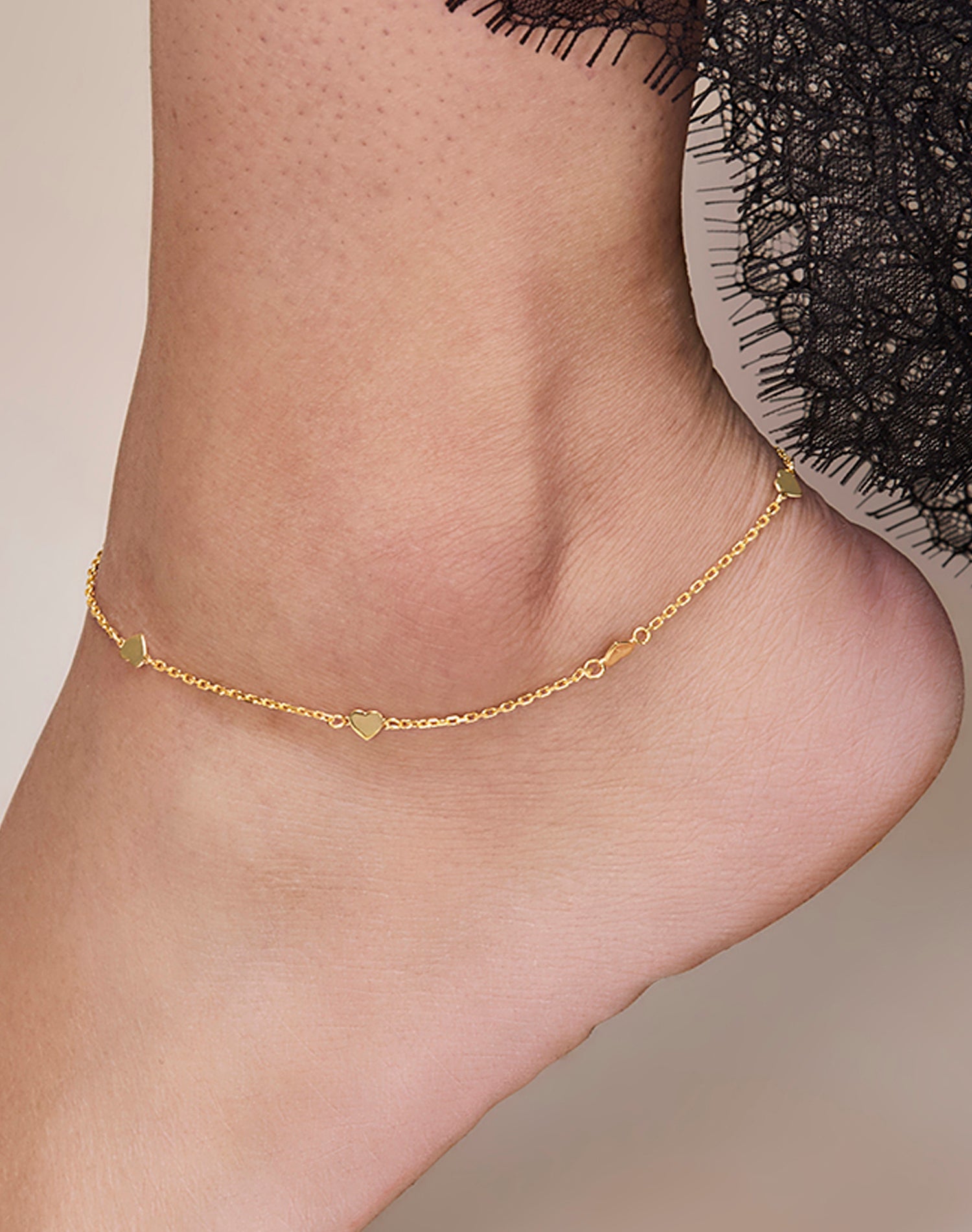Gold Lover Anklet