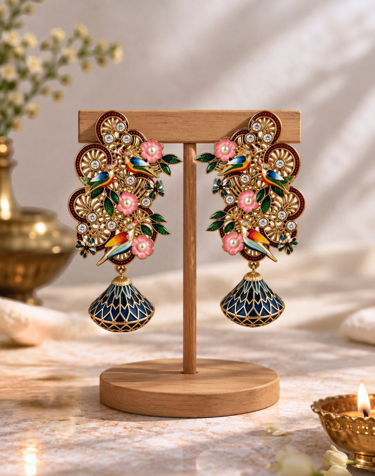 Secret Garden Statement Earrings