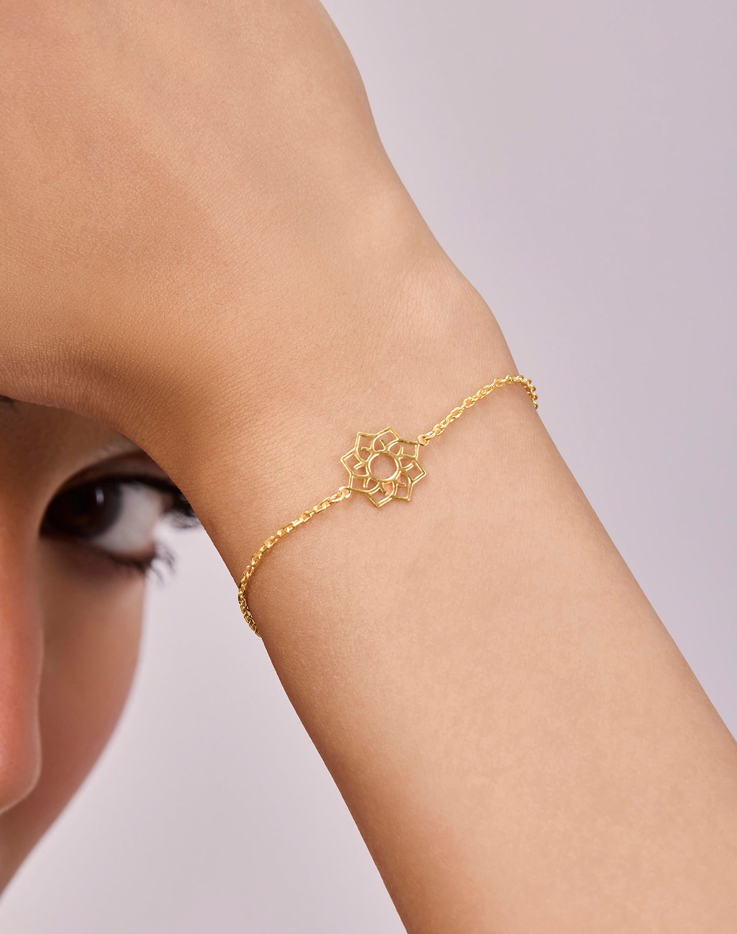 Gold Geo Bloom Bracelet