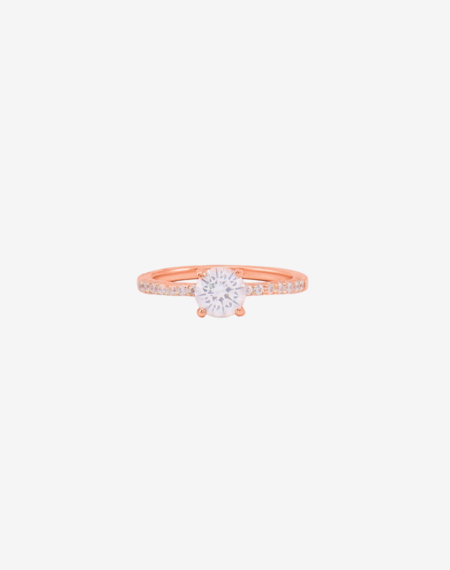 Rose Classic Solitaire Ring