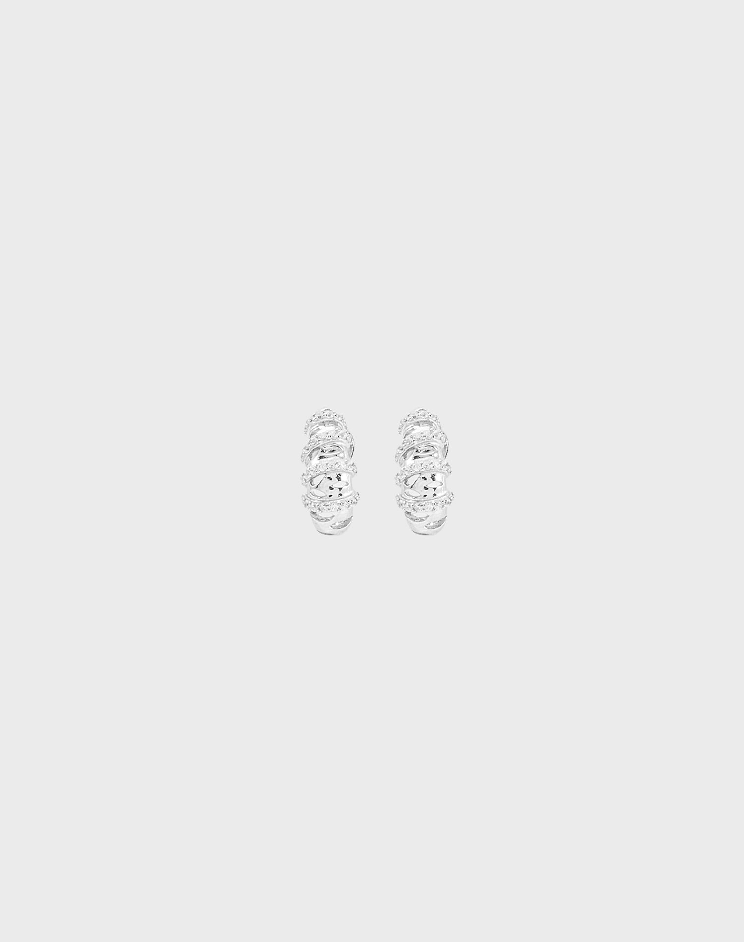 Silver Droplet Earrings