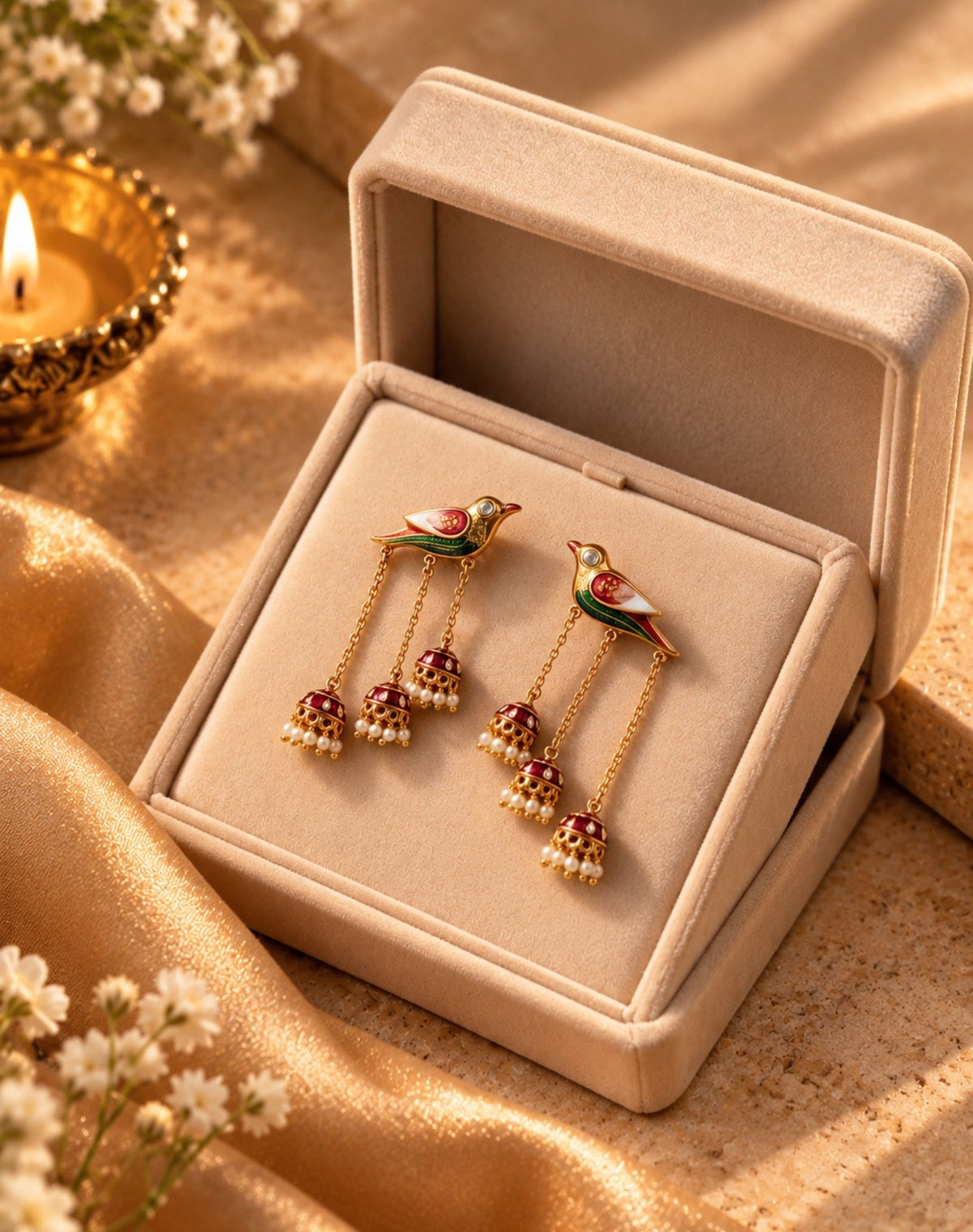 Song Bird Statement Earrings