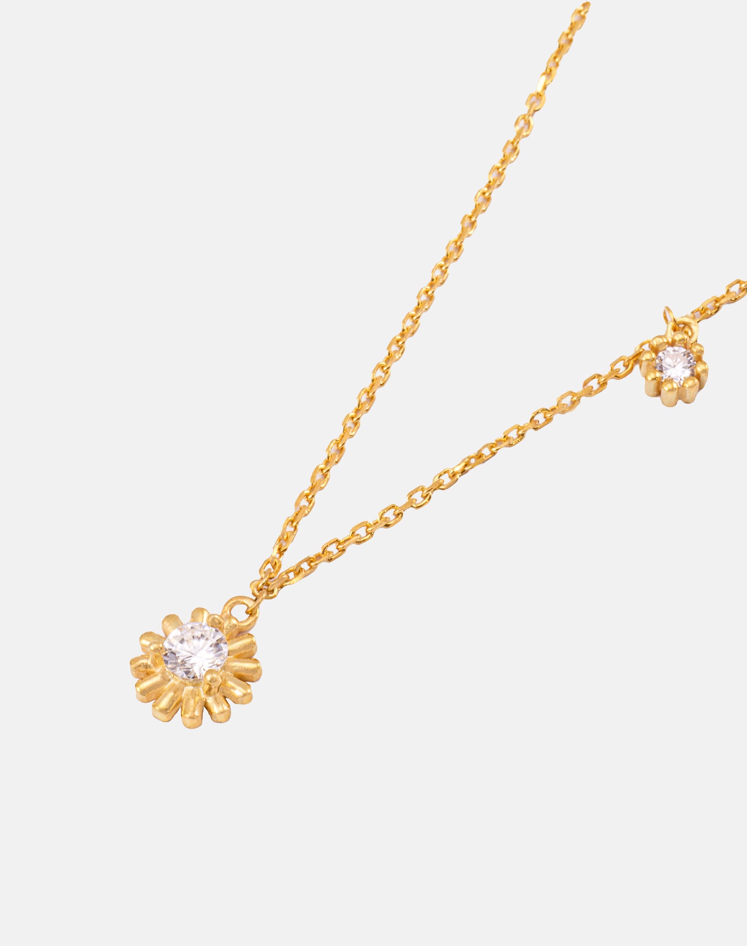 Gold Petaline Pendant Chain