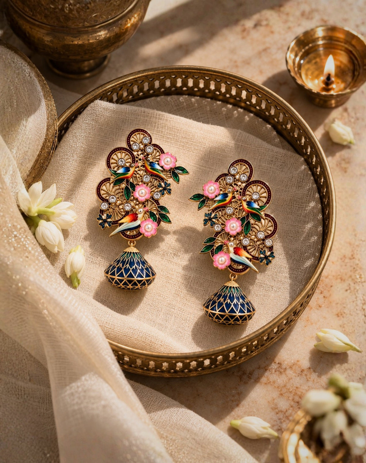 Secret Garden Statement Earrings